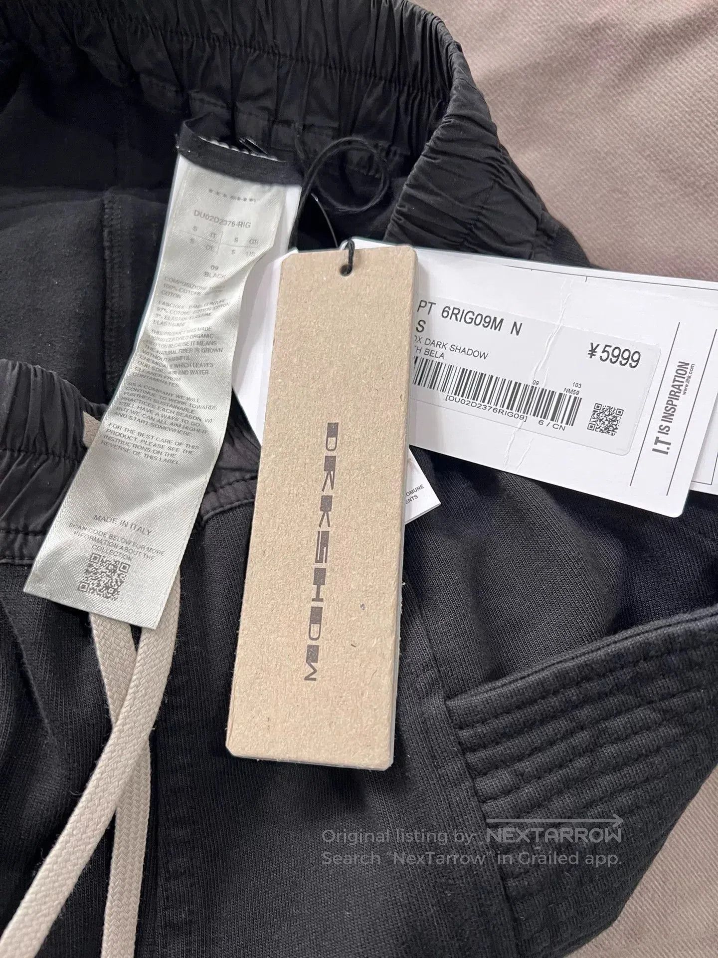 Rick Owens Rick Owens Thick Cotton Double Loop Shirt. Size US 26 / EU 42 - 2 Thumbnail