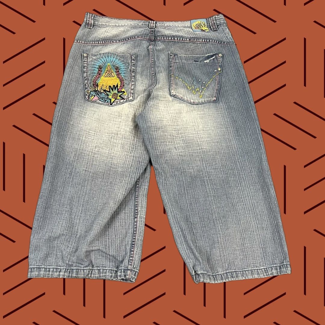 Vintage VINTAGE MISKEEN Original Jeans Mens 42 Cropped 13" Baggy Denim Slacker Y2K Pants Size US 42 / EU 58 - 1 Thumbnail