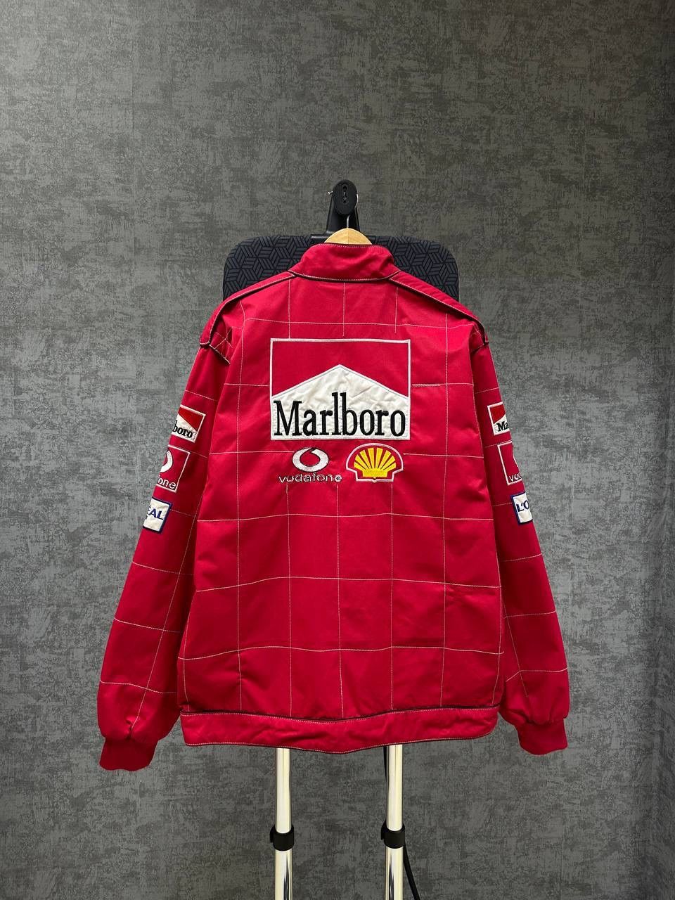 Ferrari × Vintage Vintage Ferarri Marlboro Racing Red Formula Uno Jacket Size US L / EU 52-54 / 3 - 16 Thumbnail