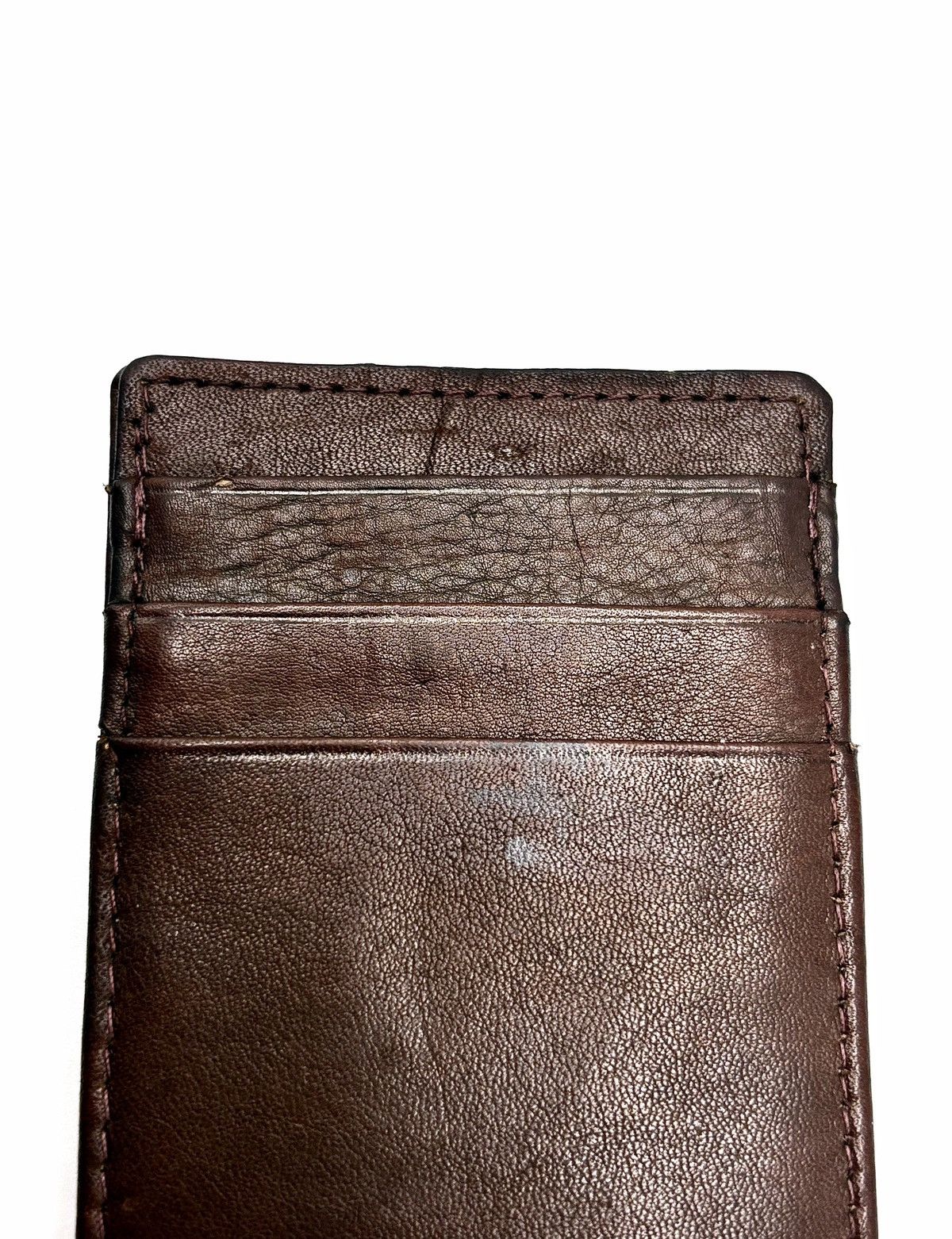 Genuine Leather Italian Leather Money Clip Card Holder Size ONE SIZE - 8 Thumbnail