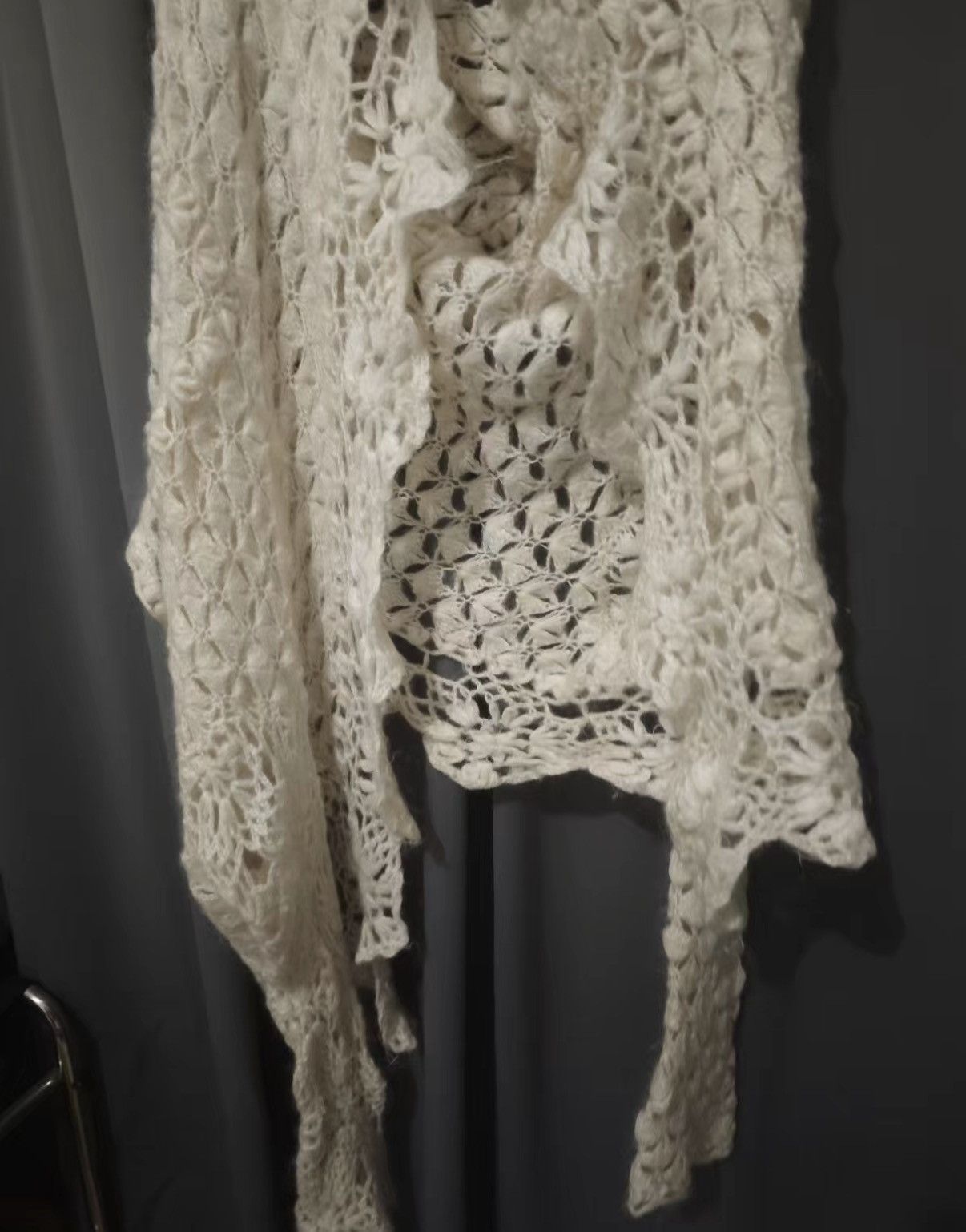 Comme des Garcons Comme des Garçons CDG Knit Shawl Cardigan Size ONE SIZE - 5 Thumbnail