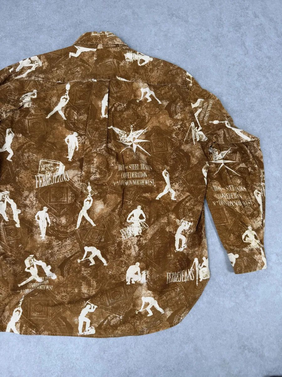 Gianfranco Ferre 1990s Gianfranco Ferré Contemporary Brown Humanoid Shirt Size US M / EU 48-50 / 2 - 5 Thumbnail