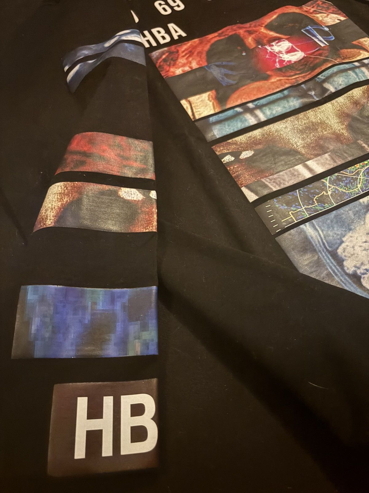 Hood By Air Hood by air Aphex twin heritage scan long sleeve Y2K virgil Size US L / EU 52-54 / 3 - 6 Thumbnail