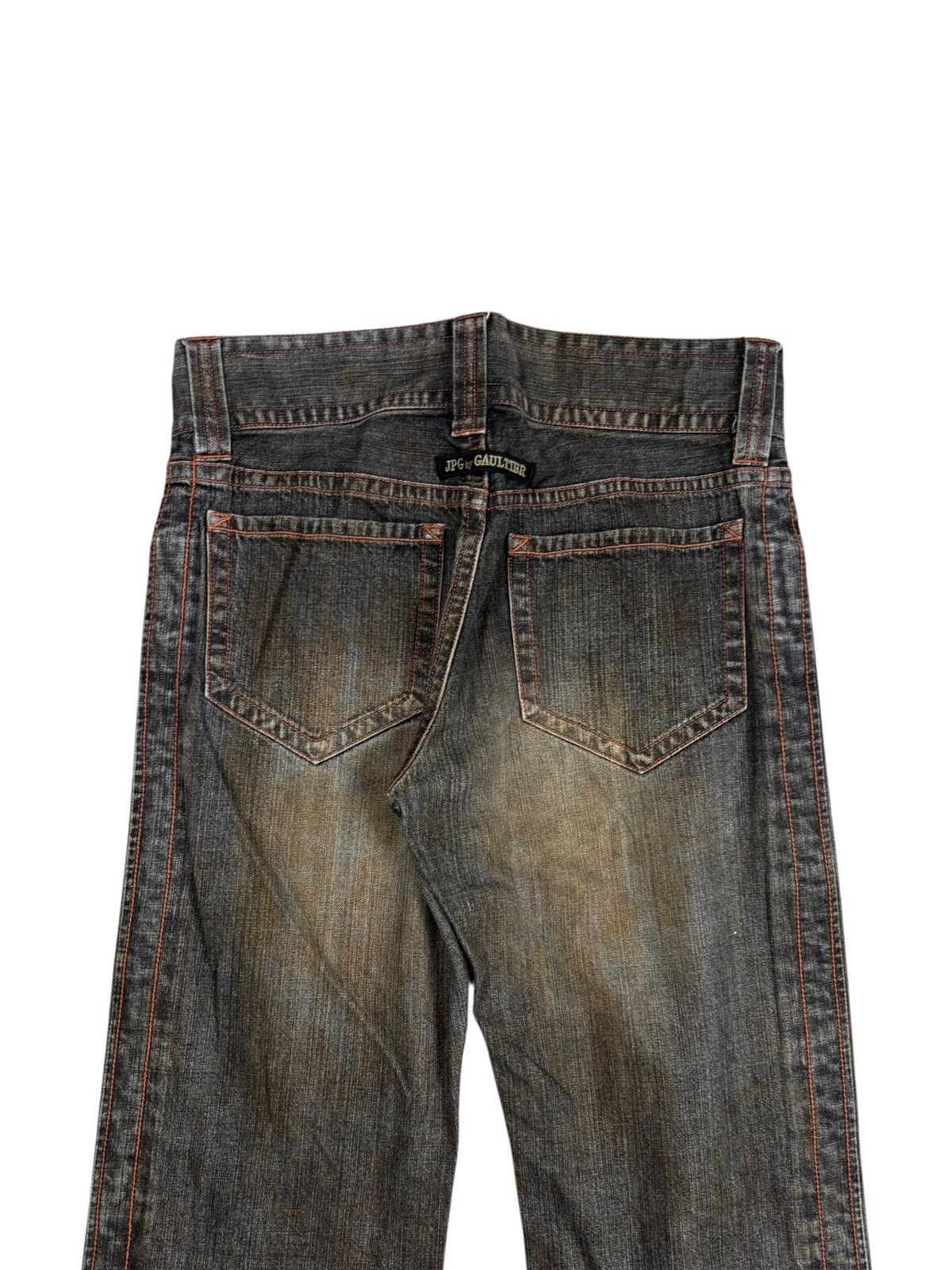 Jean Paul Gaultier Archive Jean Paul Gaultier - Mud Wash Denim Pants Size US 29 - 5 Thumbnail