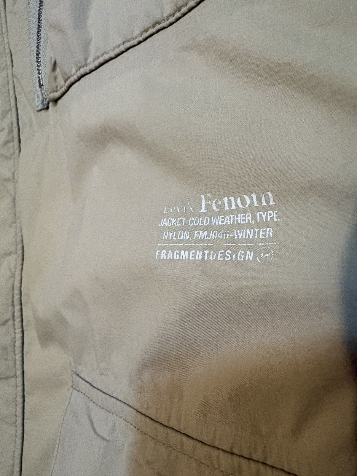 Fragment Design × Levi's Levi’s Fenom Fragment Design Hiroshi Fujiwara Nylon Jacket Size US XL / EU 56 / 4 - 4 Thumbnail