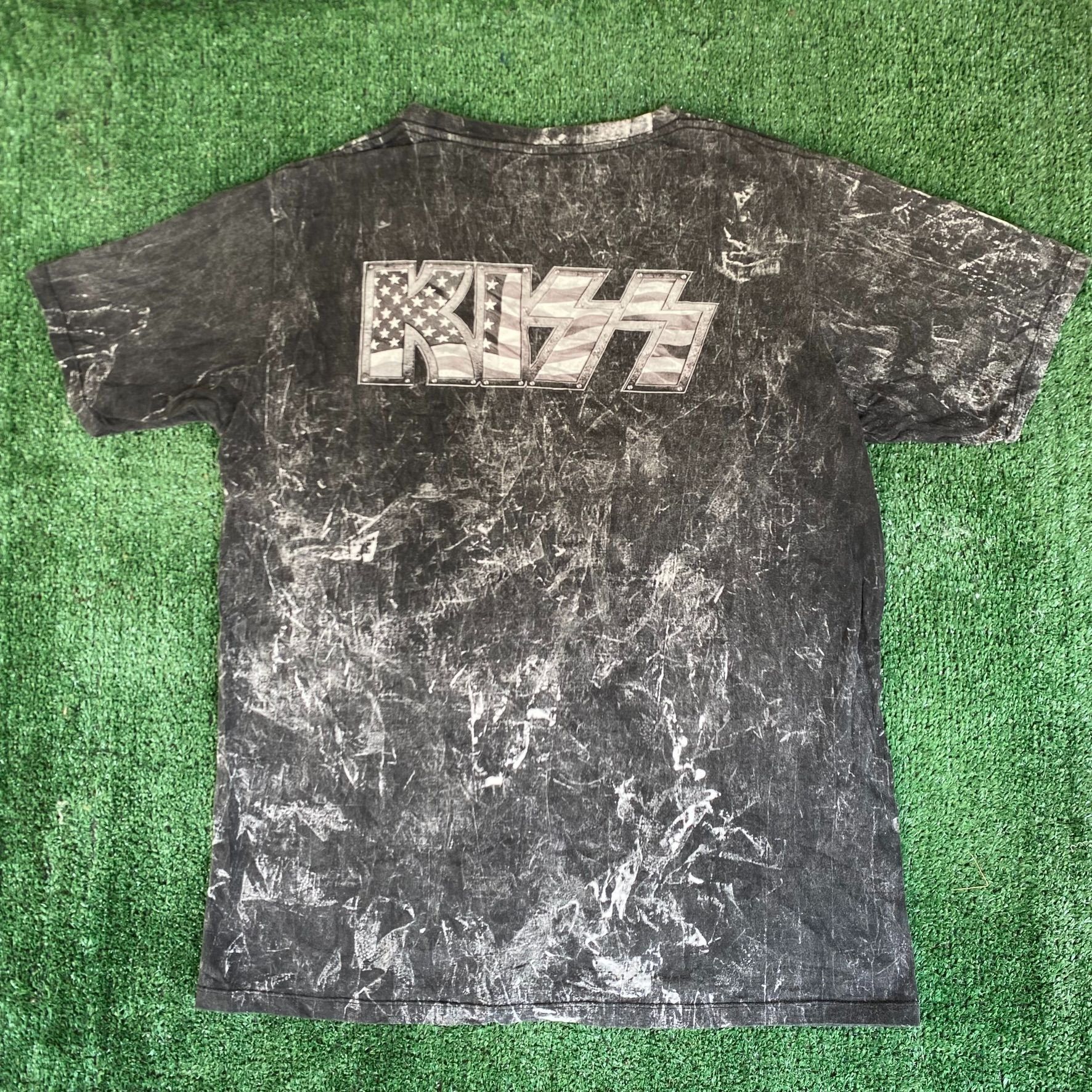 Band Tees Vintage Y2K KISS Band Shirt Punk Glam Metal Logo Rock Tee Size US L / EU 52-54 / 3 - 5 Thumbnail