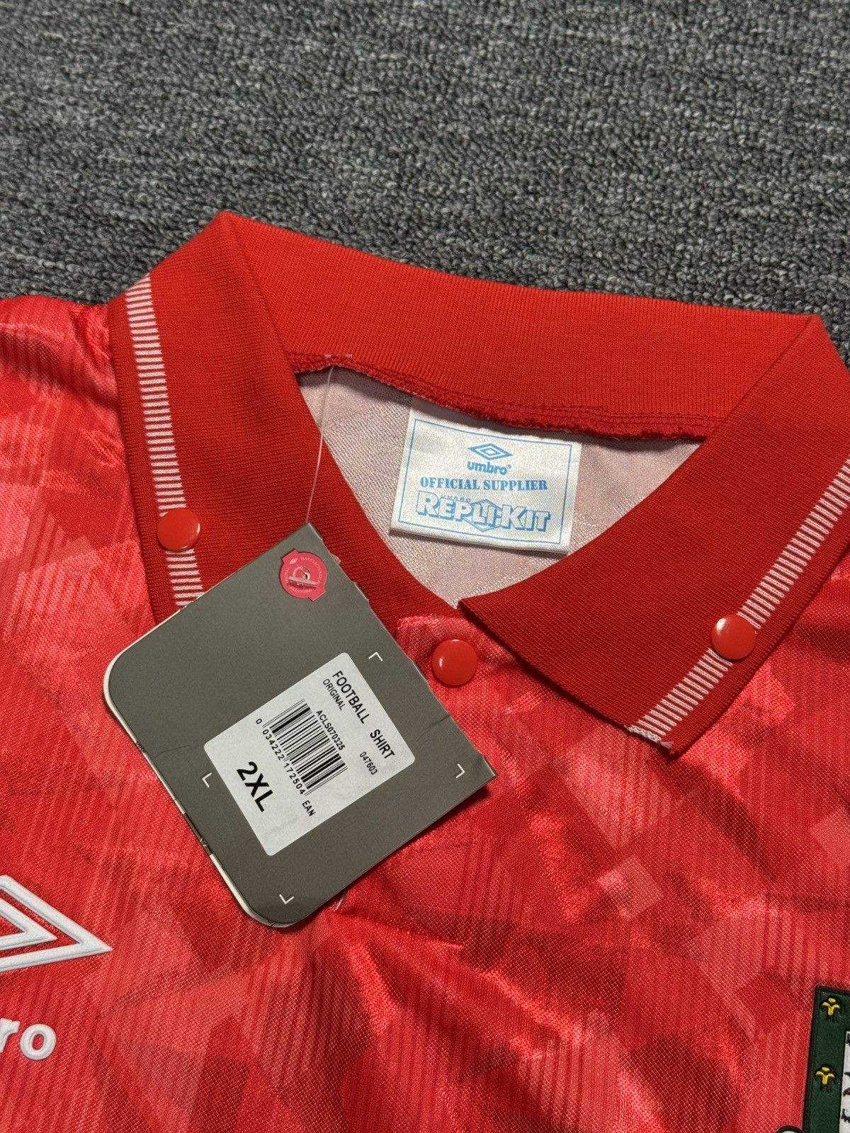 Umbro Vintage Wales 1990-1992 Home Soccer Jersey Umbro Rare Size US XXL / EU 58 / 5 - 7 Thumbnail