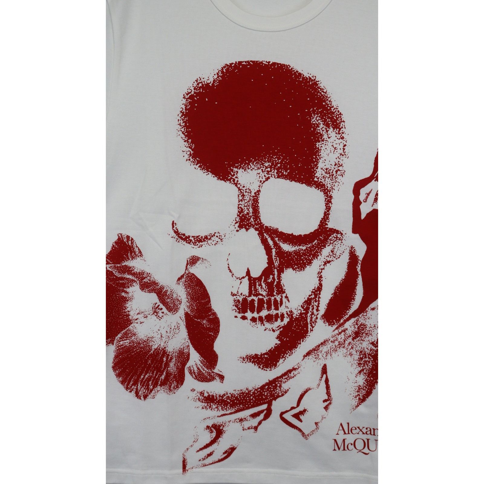 Alexander McQueen o1rshd1 ***Defective / T-Shirt in White/Red Size US S / EU 44-46 / 1 - 6 Thumbnail