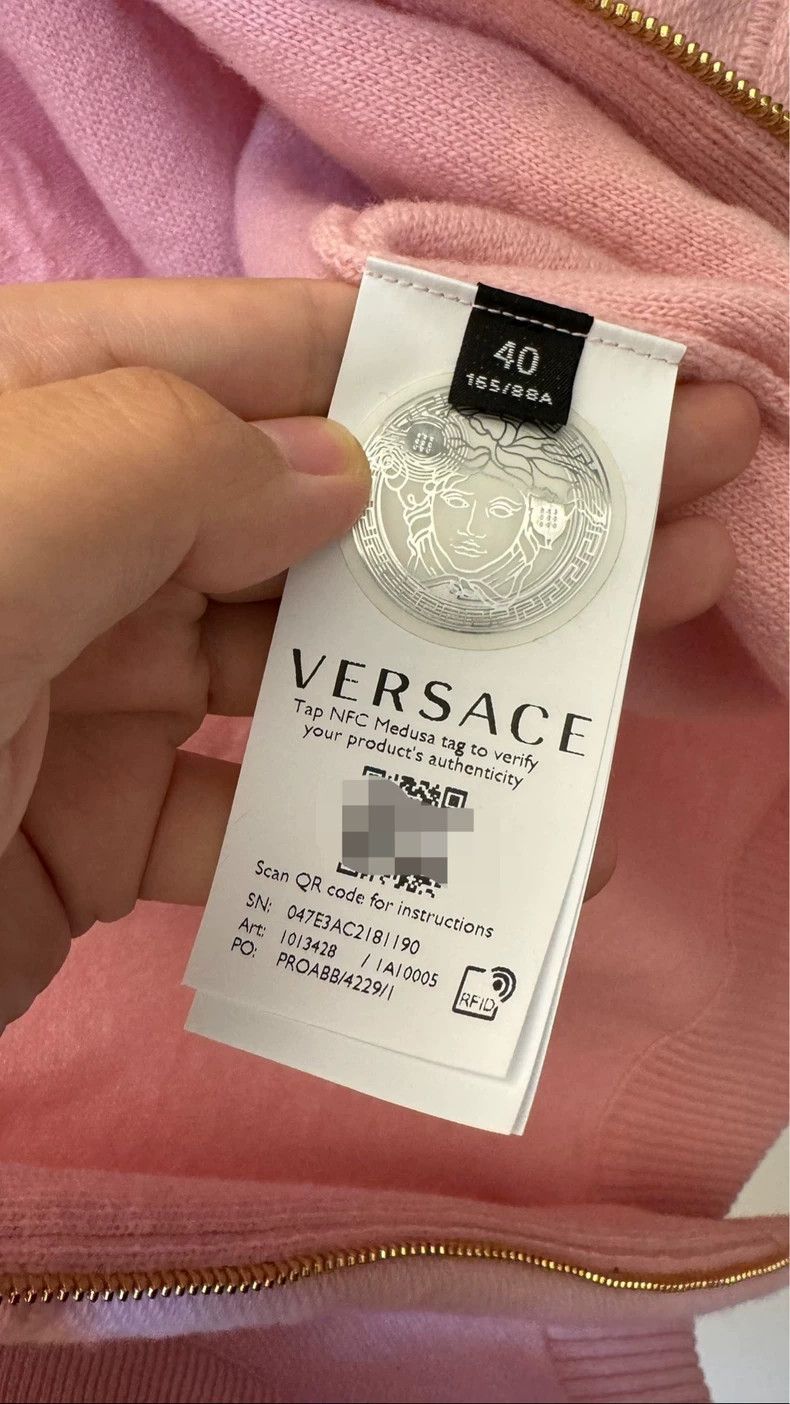 Versace Versace Hooded cardigan sweatshirt Size S / US 4 / IT 40 - 4 Thumbnail