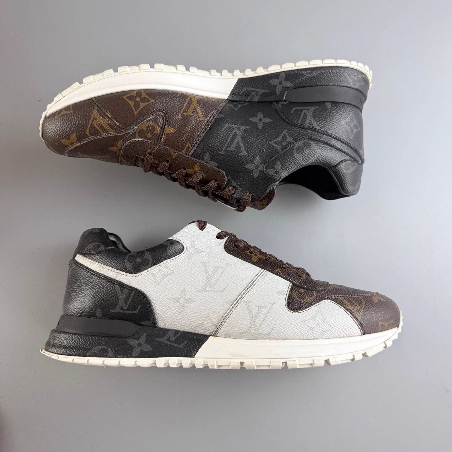 Louis Vuitton LV Runaway Black Brown Monogram Sneakers 40 95New Size US 6 / EU 39 - 4 Thumbnail