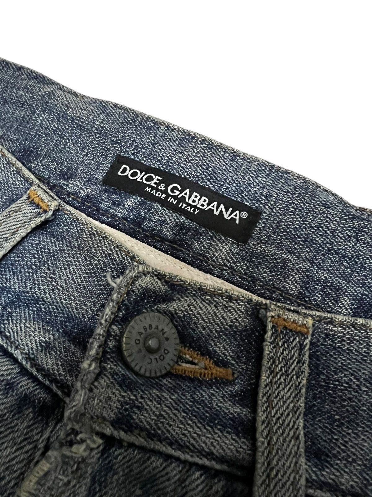 Dolce & Gabbana 💥Grunge💥Vintage Dolce & Gabbana Distress Jean Size US 30 / EU 46 - 9 Thumbnail