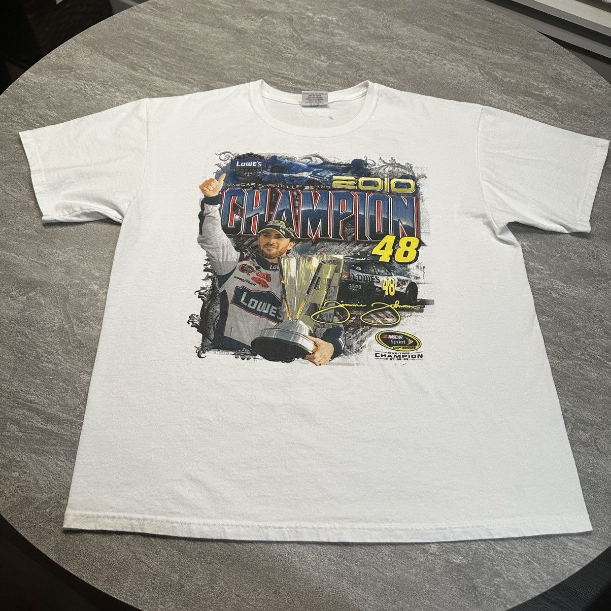 Chase Authentics × NASCAR × Vintage VTG Y2K Chase Authentics Jimmie Johnson #48 Lowes AllOver Size US XL / EU 56 / 4 - 1 Thumbnail