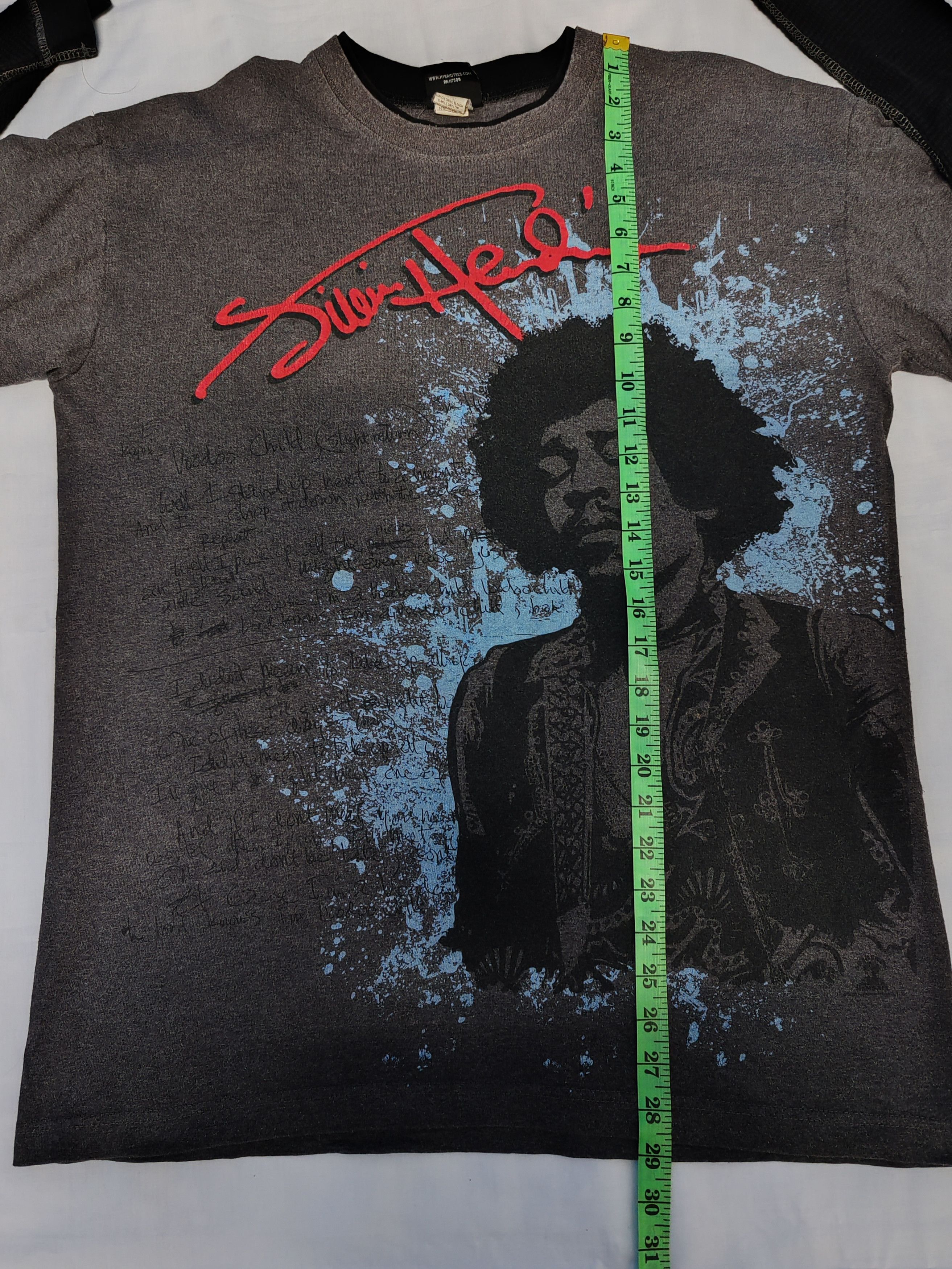 Band Tees Vintage Jimi Hendrix Long Sleeve Big Print Kurt Cobain Size US L / EU 52-54 / 3 - 6 Thumbnail