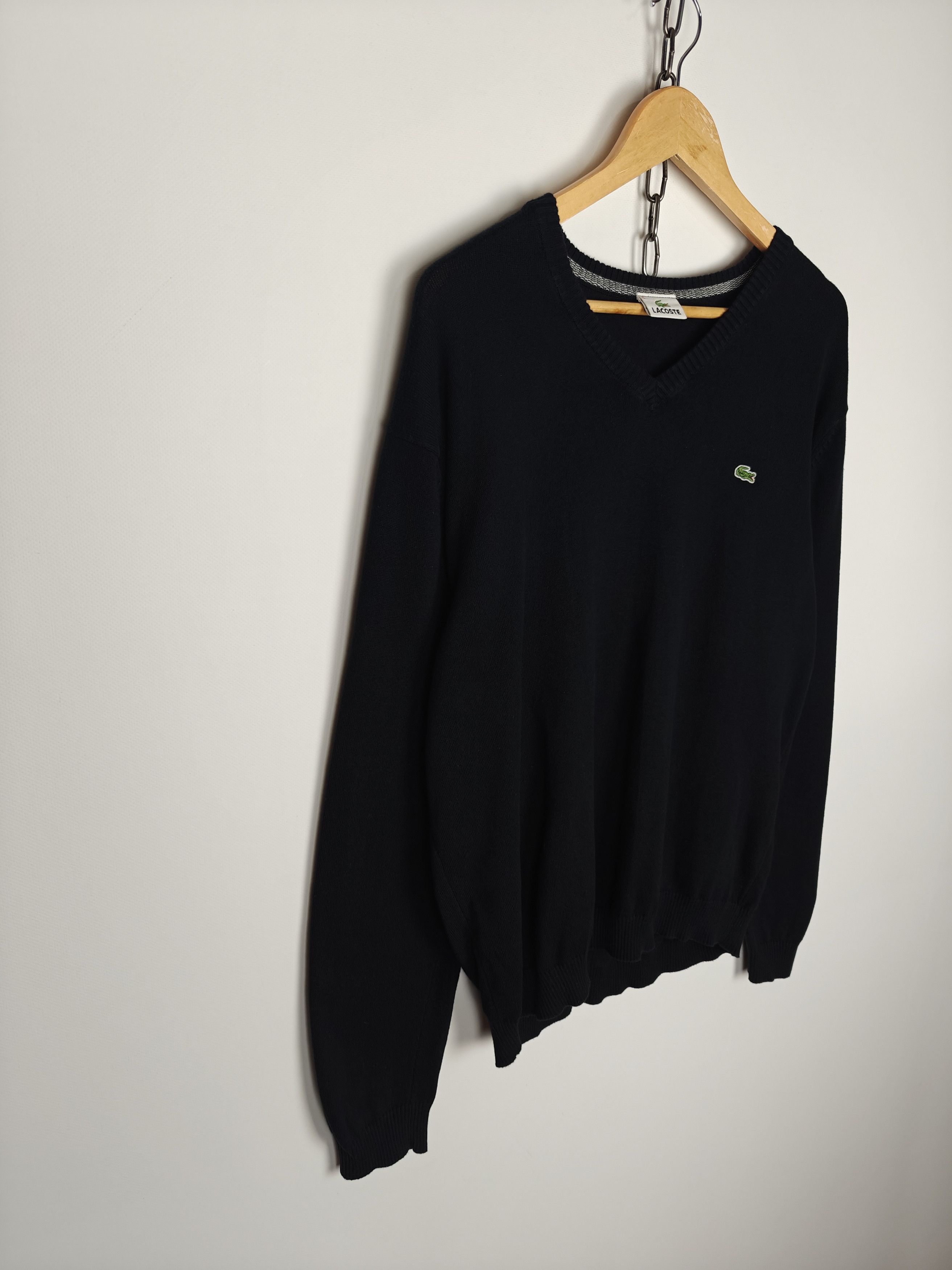 Lacoste Lacoste Sweater Pullover Logo Black size 6 Size US XL / EU 56 / 4 - 4 Thumbnail
