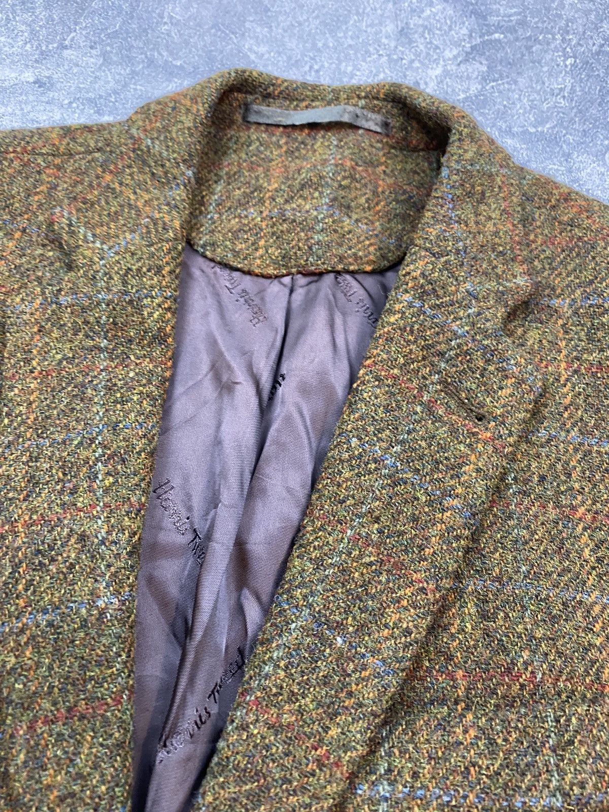 Harris Tweed × Vintage HARRIS TWEED WALBUSCH Men's 100% Wool Tweed Blazer Size 42R - 9 Thumbnail