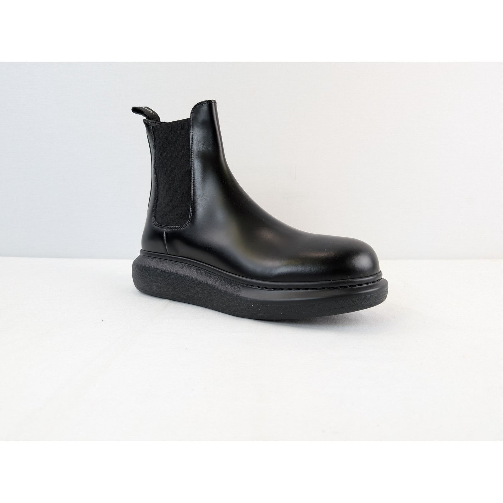 Alexander McQueen o1rshd1 New Liquid Spazzolat Boots in Black Size US 10 / EU 43 - 3 Thumbnail