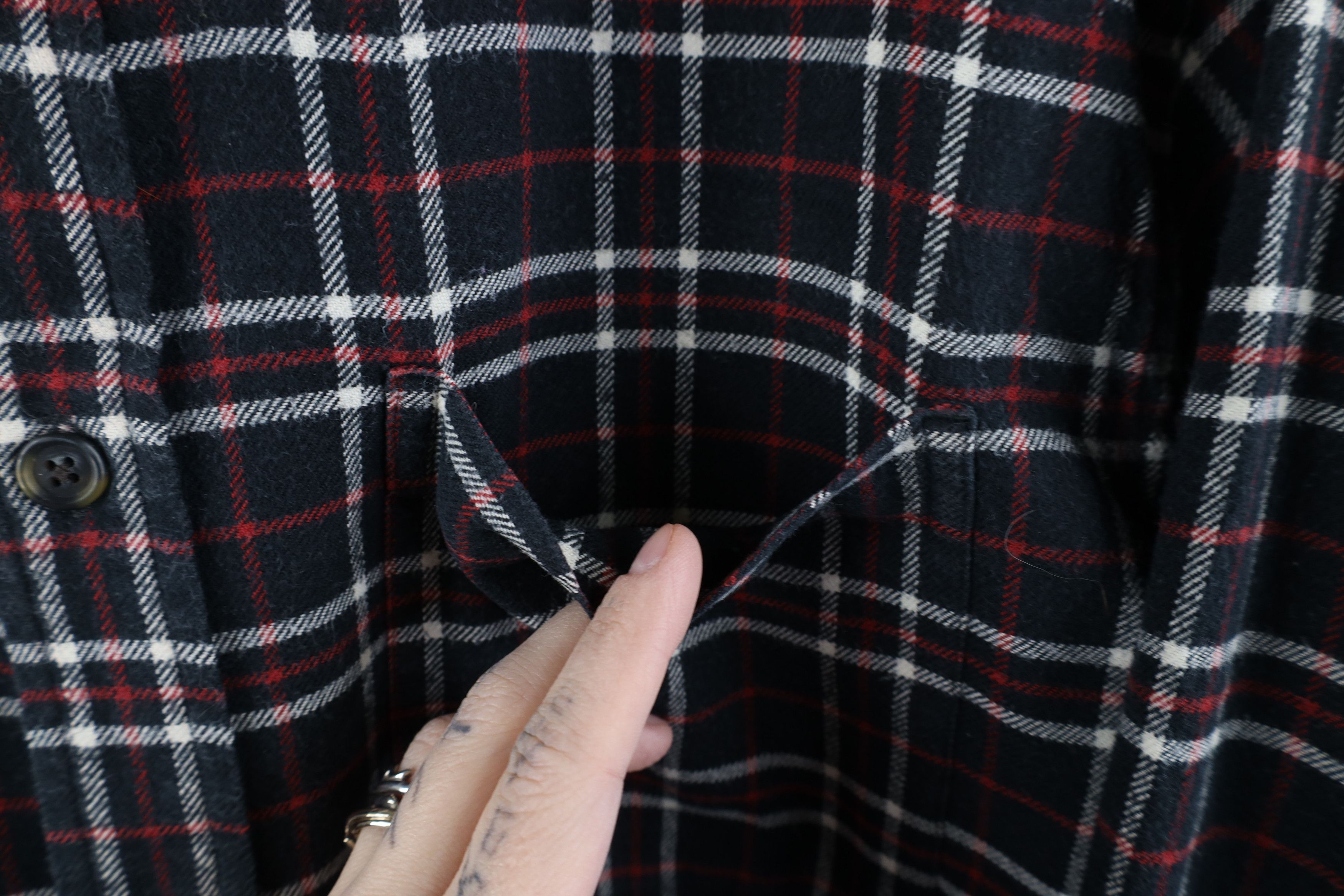 Lands' End × Vintage Vintage Lands End Portuguese Collared Button Down Shirt Size US M / EU 48-50 / 2 - 4 Thumbnail