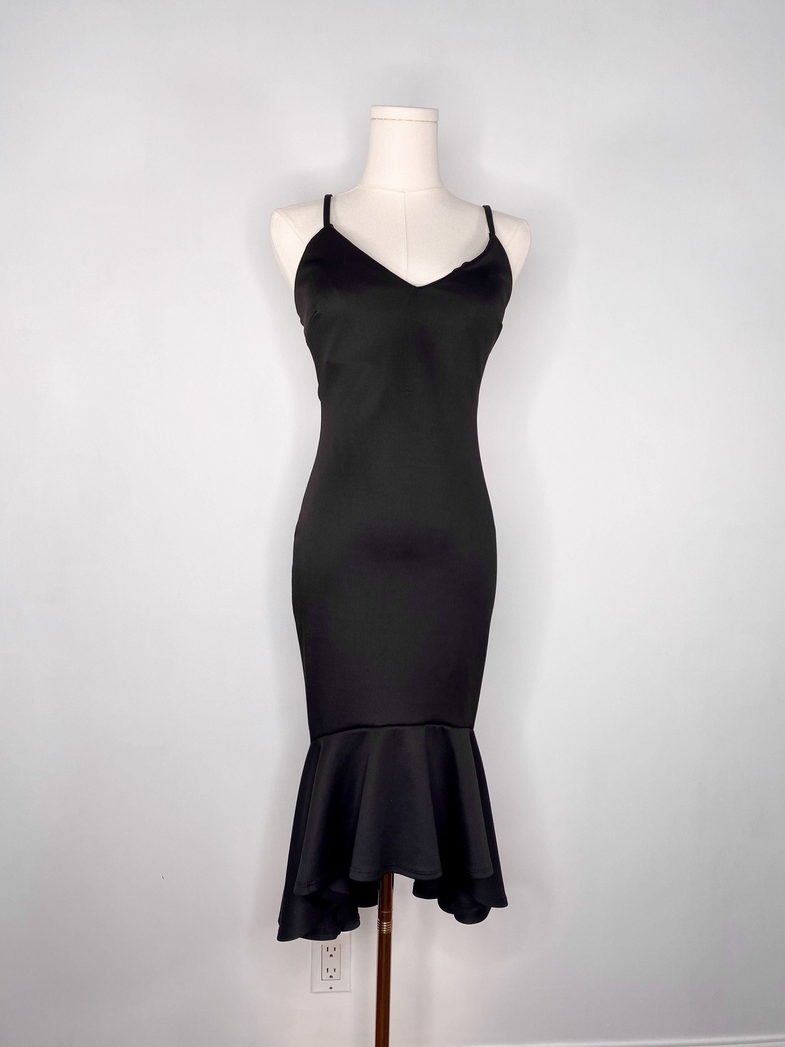 Vintage Another Story - Black Mermaid Dress Size M / US 6-8 / IT 42-44 - 1 Thumbnail
