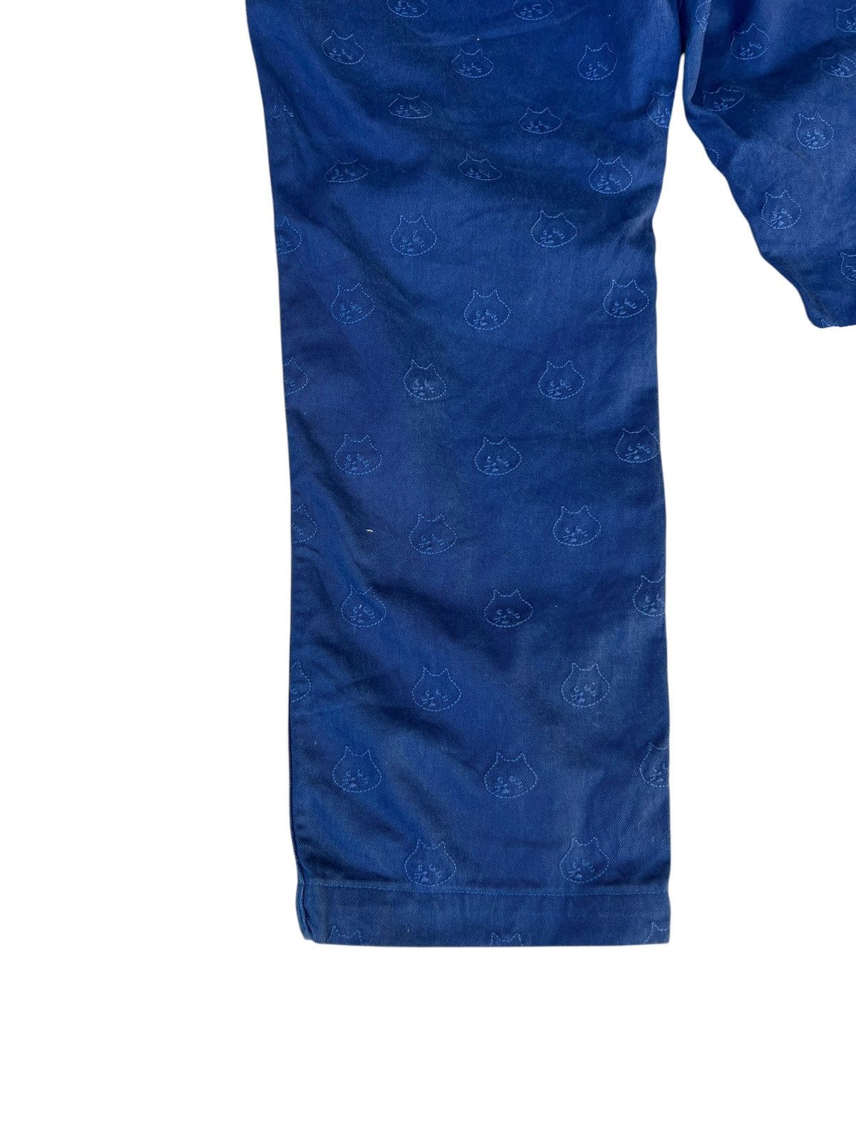 Issey Miyake Issey Miyake, Ne-net All Over Embroidery Cat Head Crop Pant Size US 30 / EU 46 - 14 Thumbnail
