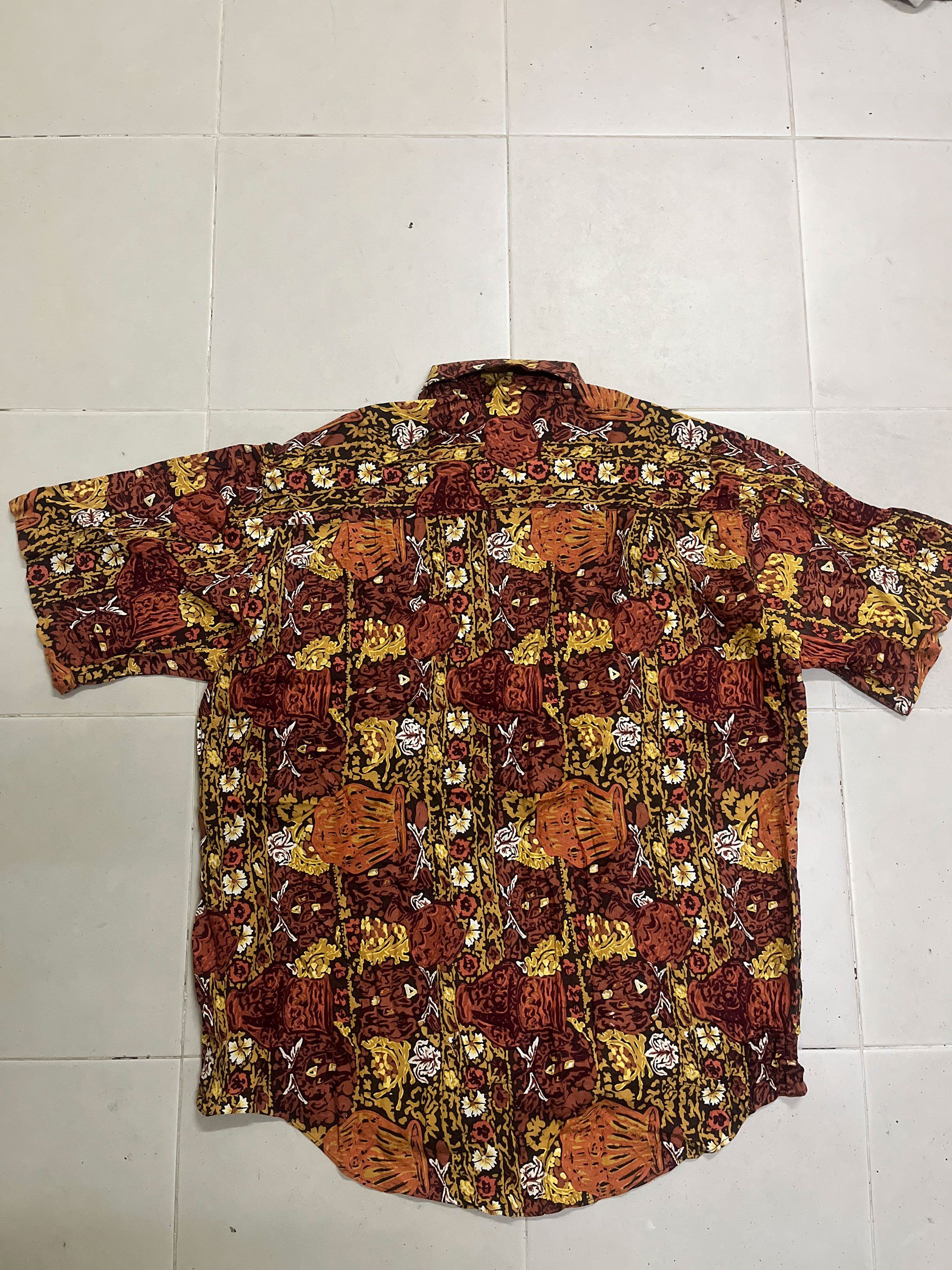 Sci-Fi Fantasy Ume Collections Short Sleeve Hawaii Hawaiian Full Printed Size US L / EU 52-54 / 3 - 4 Thumbnail