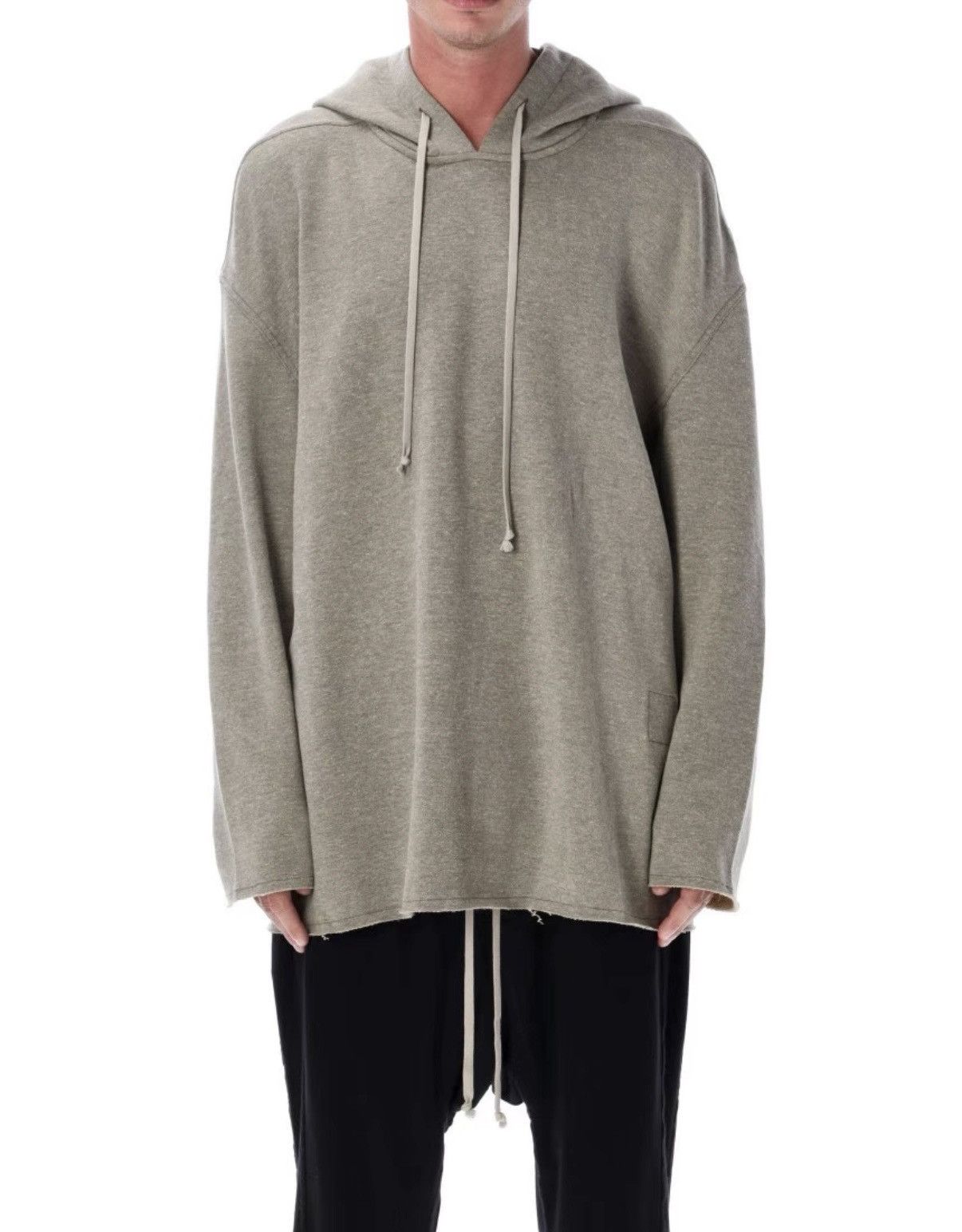 Rick Owens Rick Owens Drkshdw Grey Oversized Solid Hoodie Size US S / EU 44-46 / 1 - 5 Thumbnail