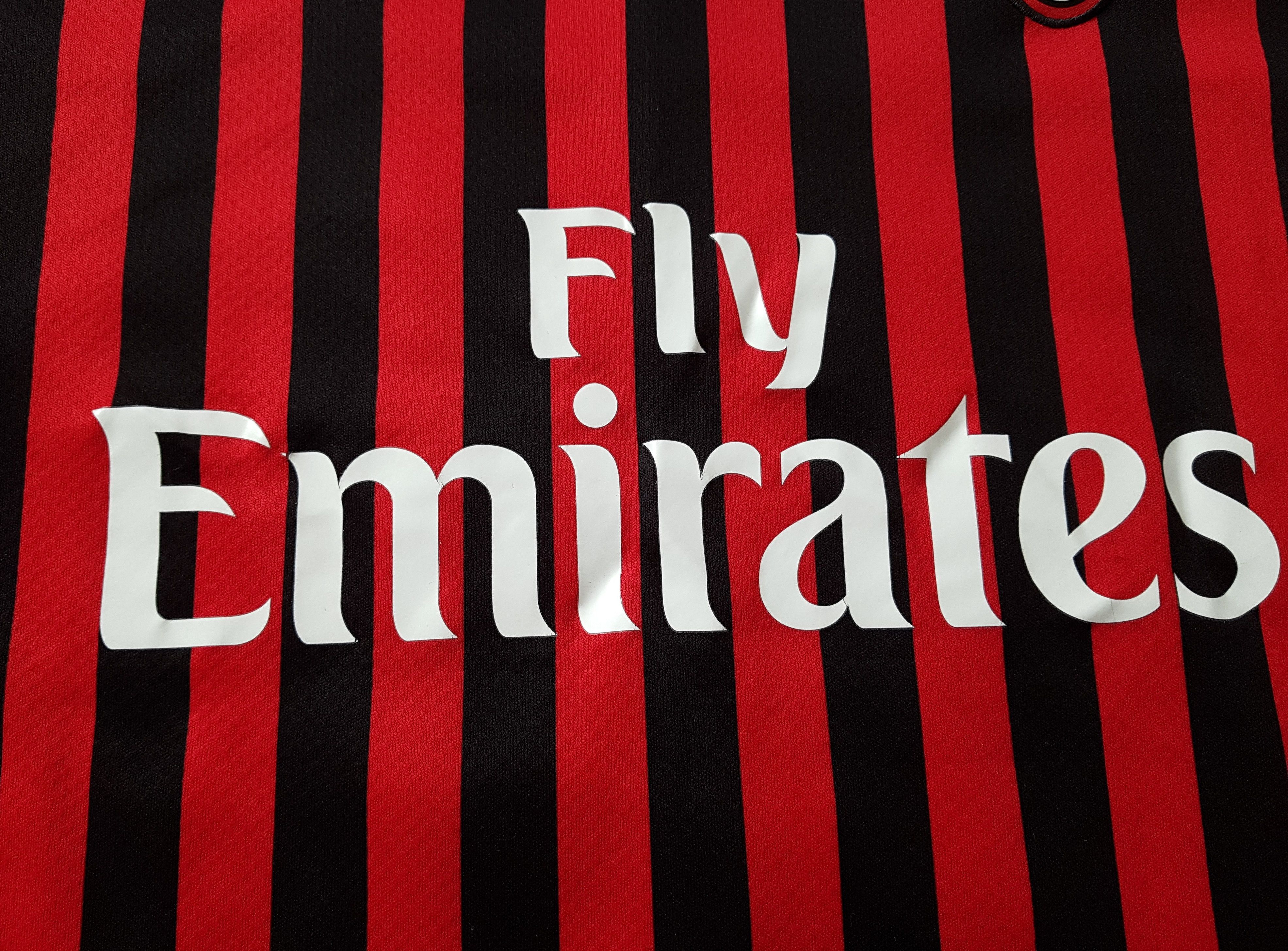 Puma Milan AC Zlatan Ibrahimovic 2019/20 Home Soccer Jersey Size US S / EU 44-46 / 1 - 6 Thumbnail