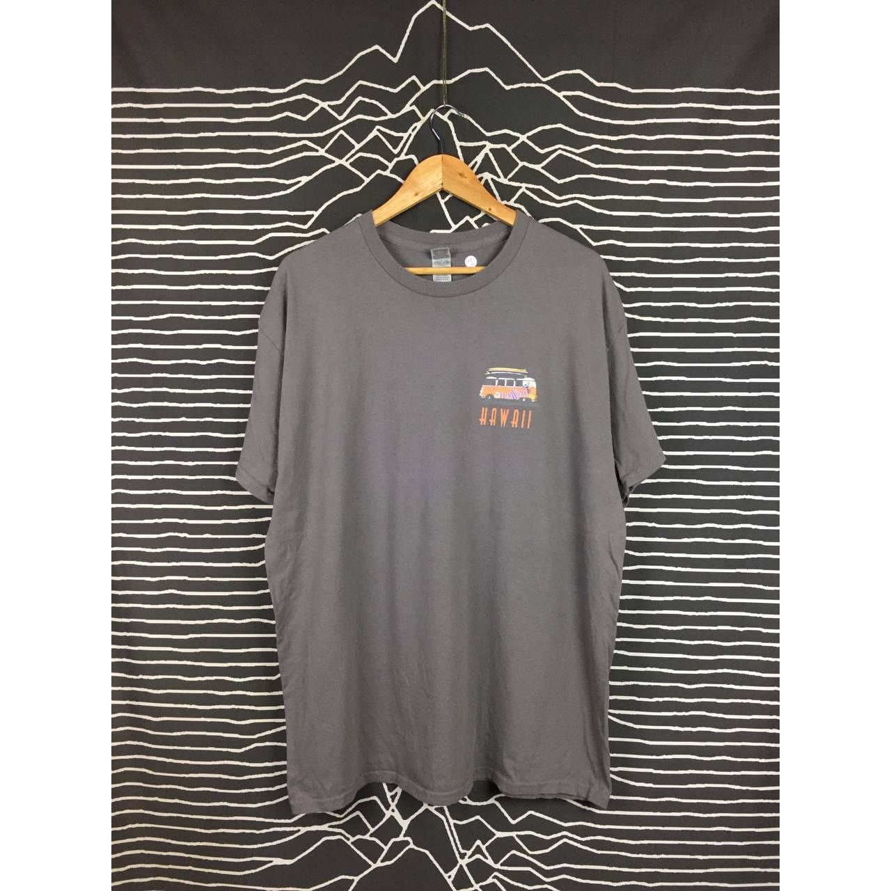 Gildan Volkswagen Camper Van Screenprinted Hawaiian Tee Size US XL / EU 56 / 4 - 4 Thumbnail