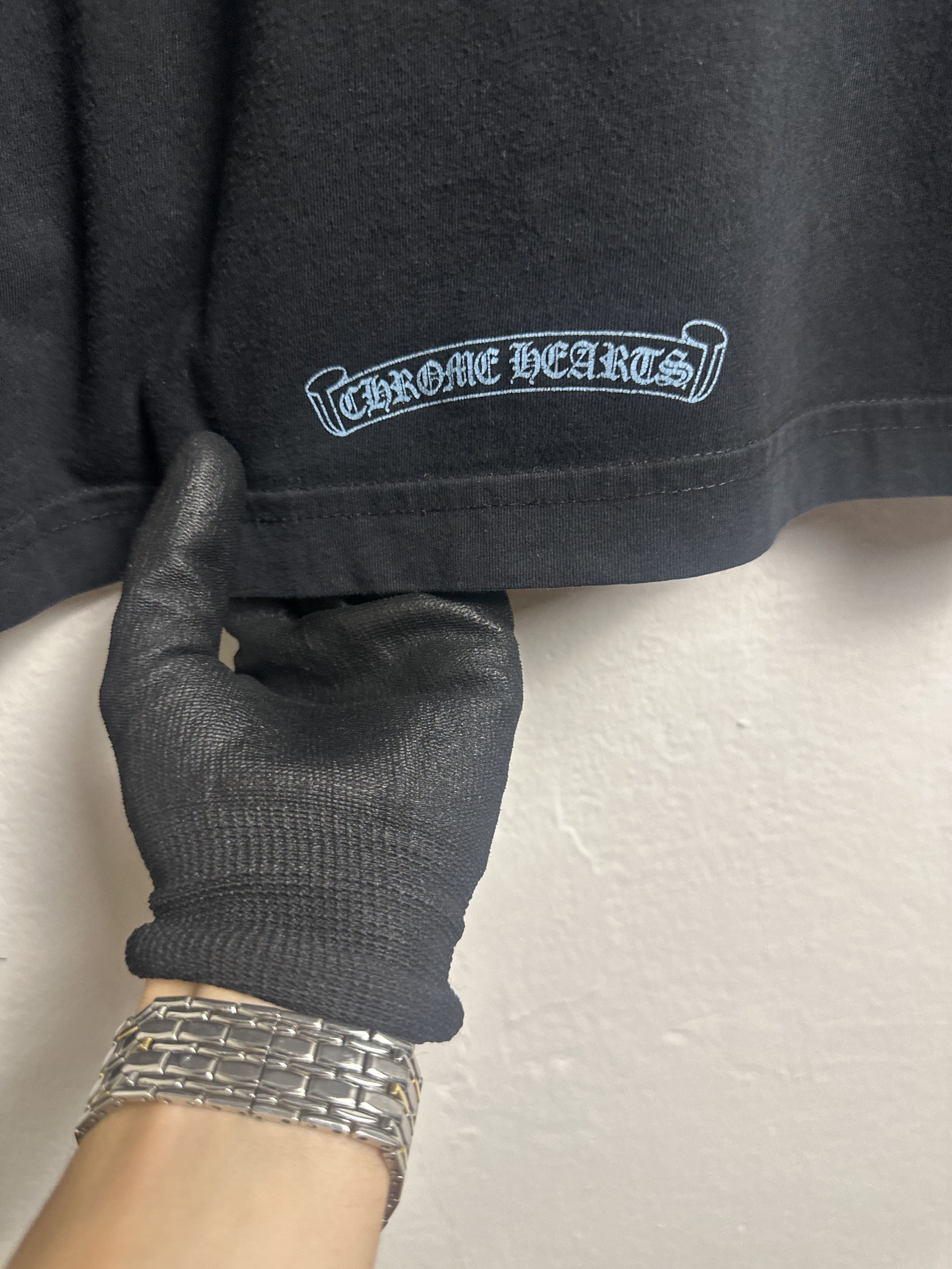 Chrome Hearts Chrome Hearts Blue Script Long Sleeve Size US M / EU 48-50 / 2 - 4 Thumbnail