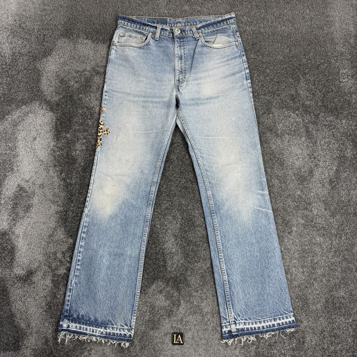 Chrome Hearts Chrome Hearts Cheetah Cross Patch Denim St. Barth Excluisve Size US 33 - 2 Thumbnail