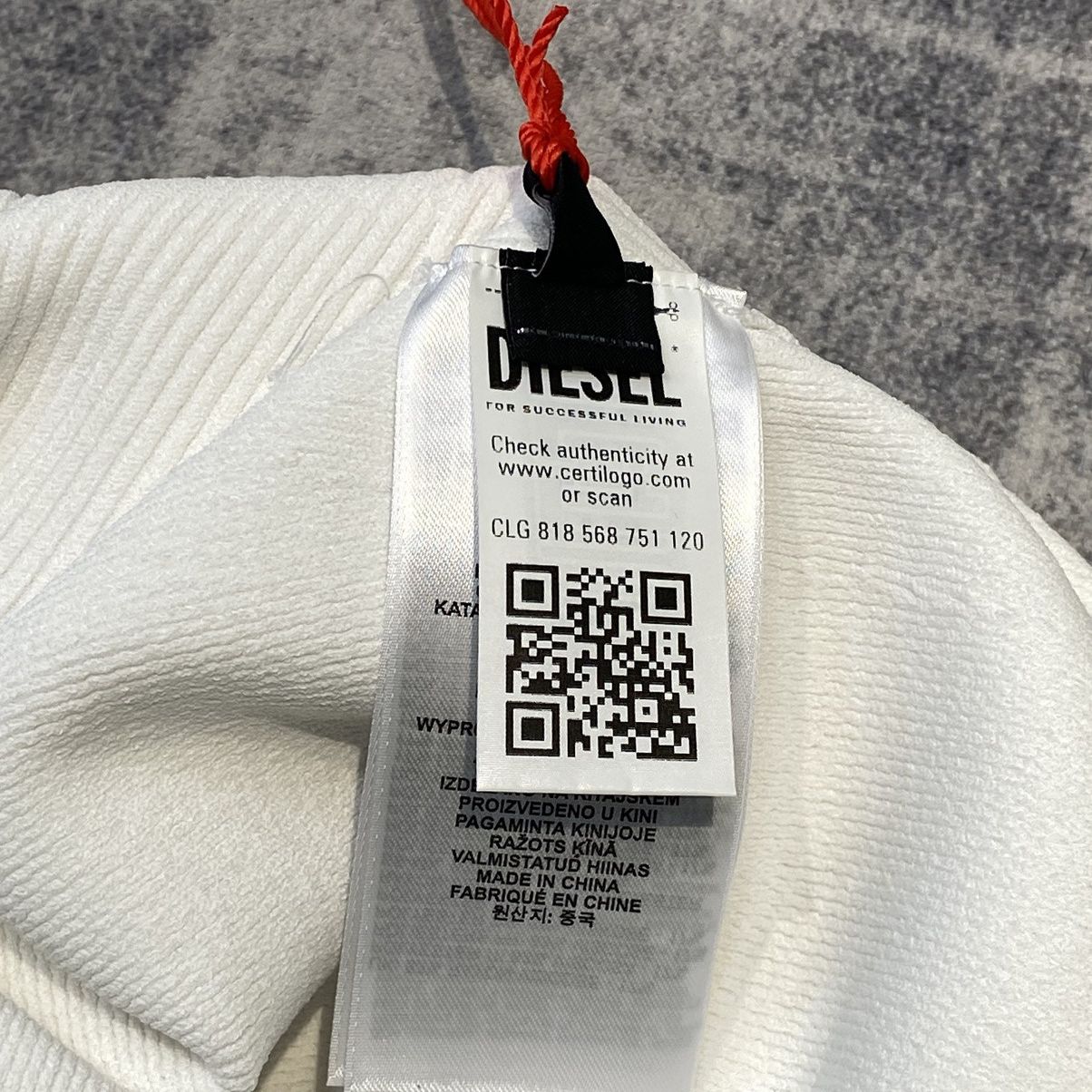 Diesel DIESEL M-Onerva Tank Top White Size S / US 4 / IT 40 - 9 Thumbnail