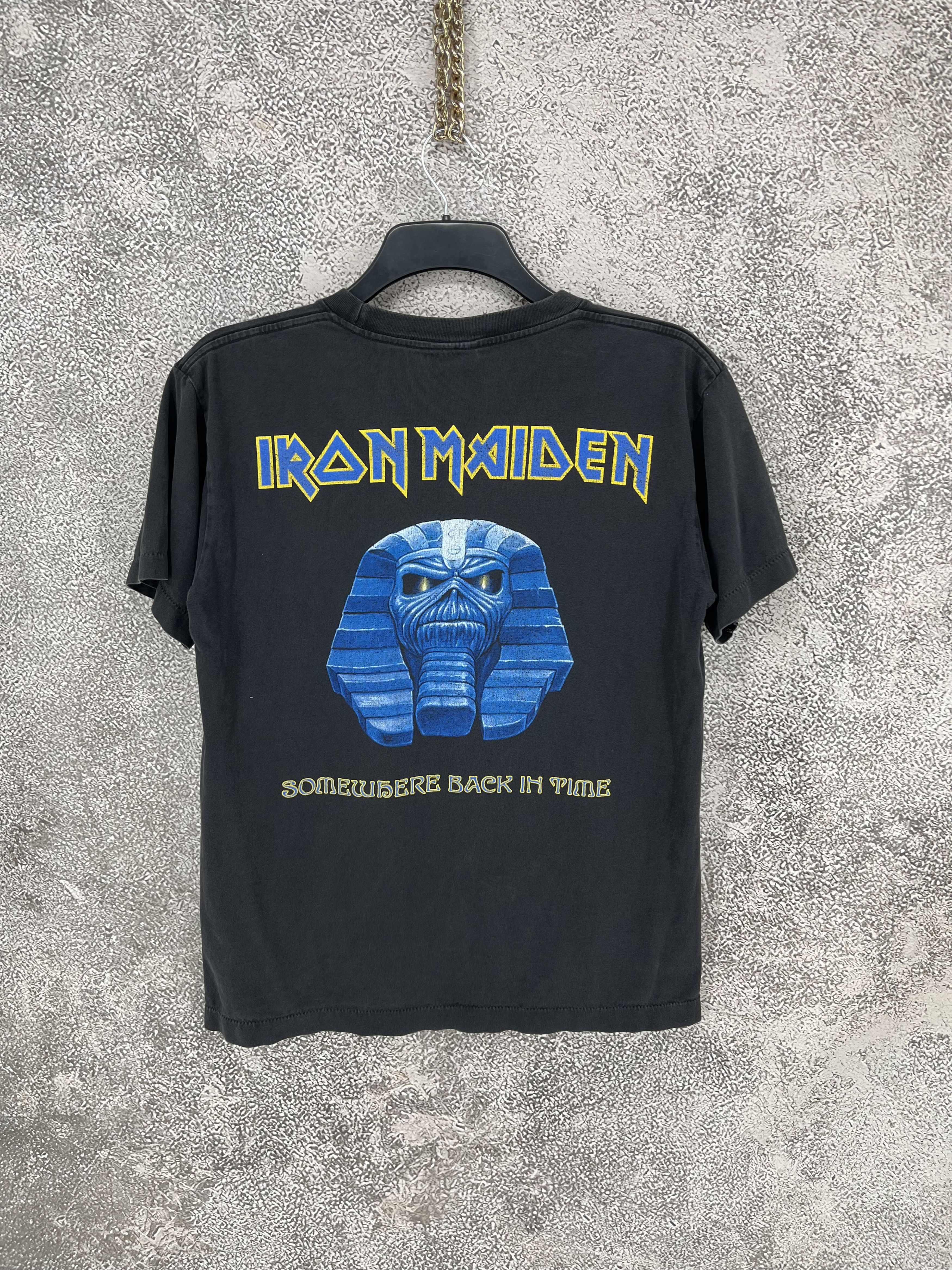 Iron Maiden Vintage Iron Maiden Double Sided Tee Vtg 90s Travis Size US M / EU 48-50 / 2 - 13 Thumbnail