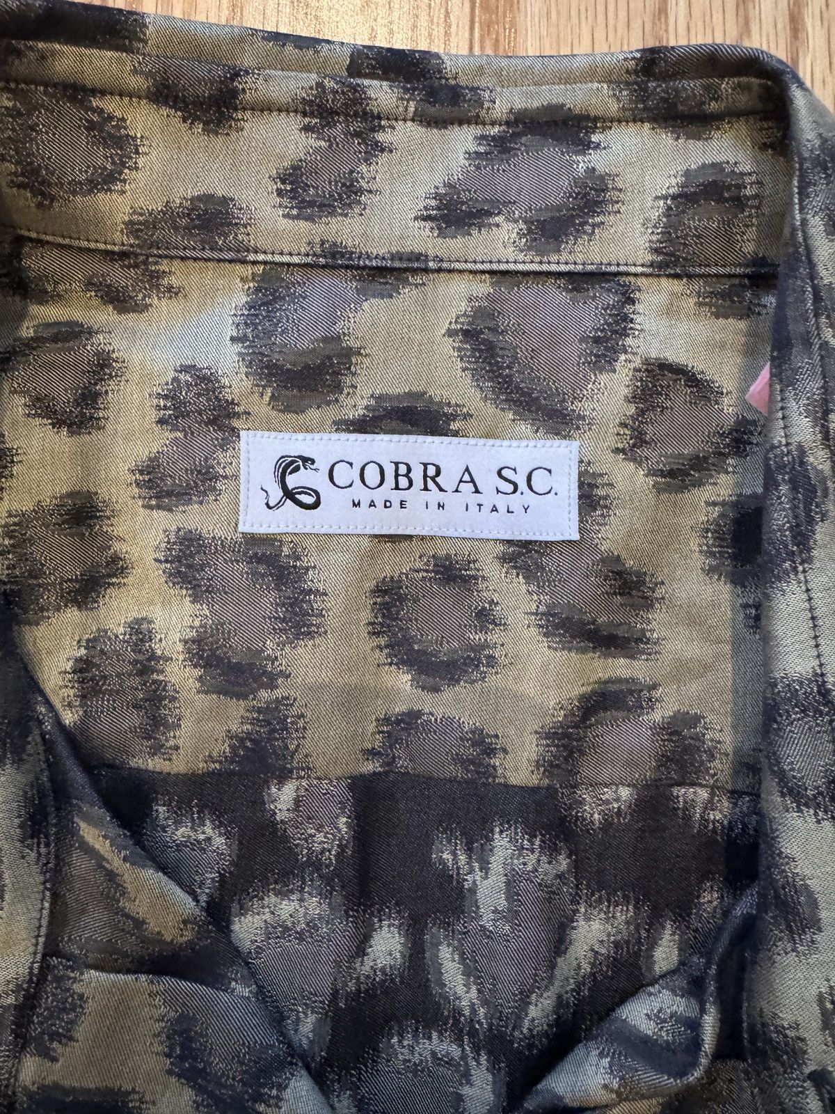 Cobra S.C. Cobra SC Leopard SS Button Down Size US XL / EU 56 / 4 - 2 Thumbnail
