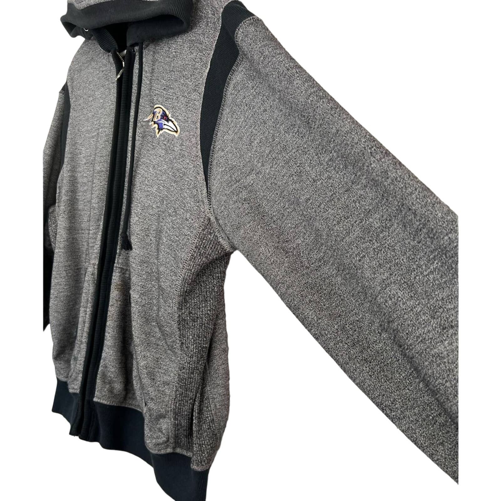 NFL Baltimore Ravens NFL Pro Line Fleece Lined Jacket Hooded Zip Size US L / EU 52-54 / 3 - 5 Thumbnail
