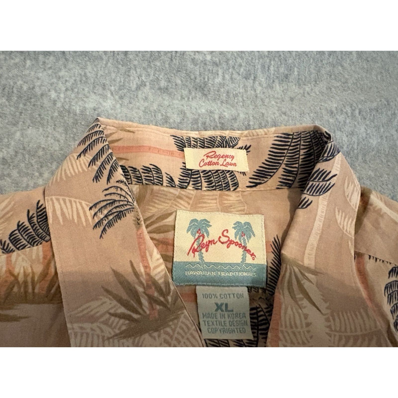 Reyn Spooner VINTAGE? Reyn Spooner Regency Cotton Lawn Short Sleeve Hawaiian Shirt Palm Trees Mens XL Size US XL / EU 56 / 4 - 2 Thumbnail