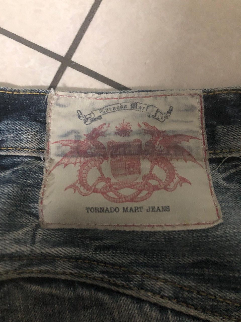 Tornado Mart Tornado Mart Washed Flared Jeans Size US 31 - 10 Thumbnail