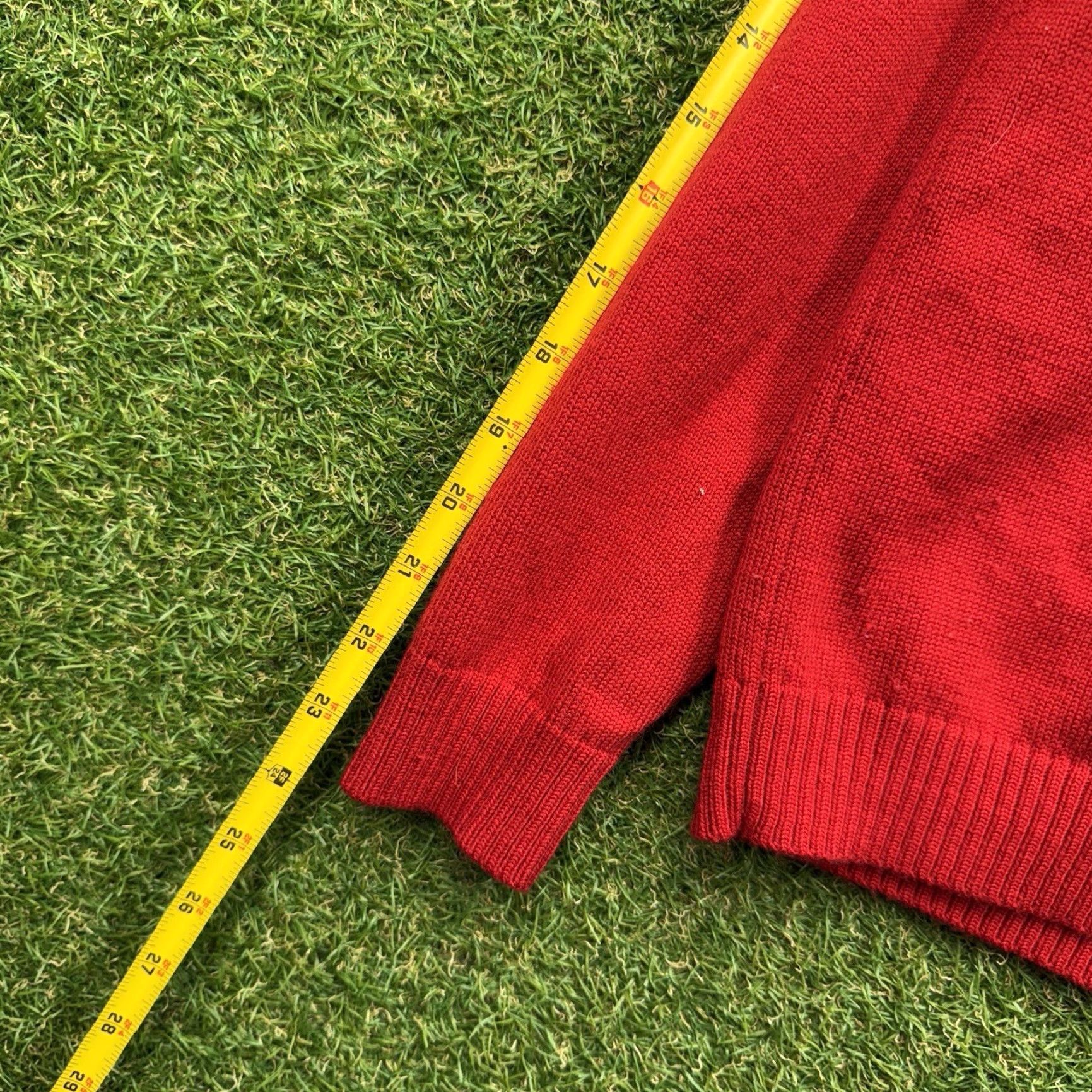 Pendleton VINTAGE Pendleton Women Red Knit Full Zip Merino Wool Sweater M Medium Jacket Size M / US 6-8 / IT 42-44 - 7 Thumbnail