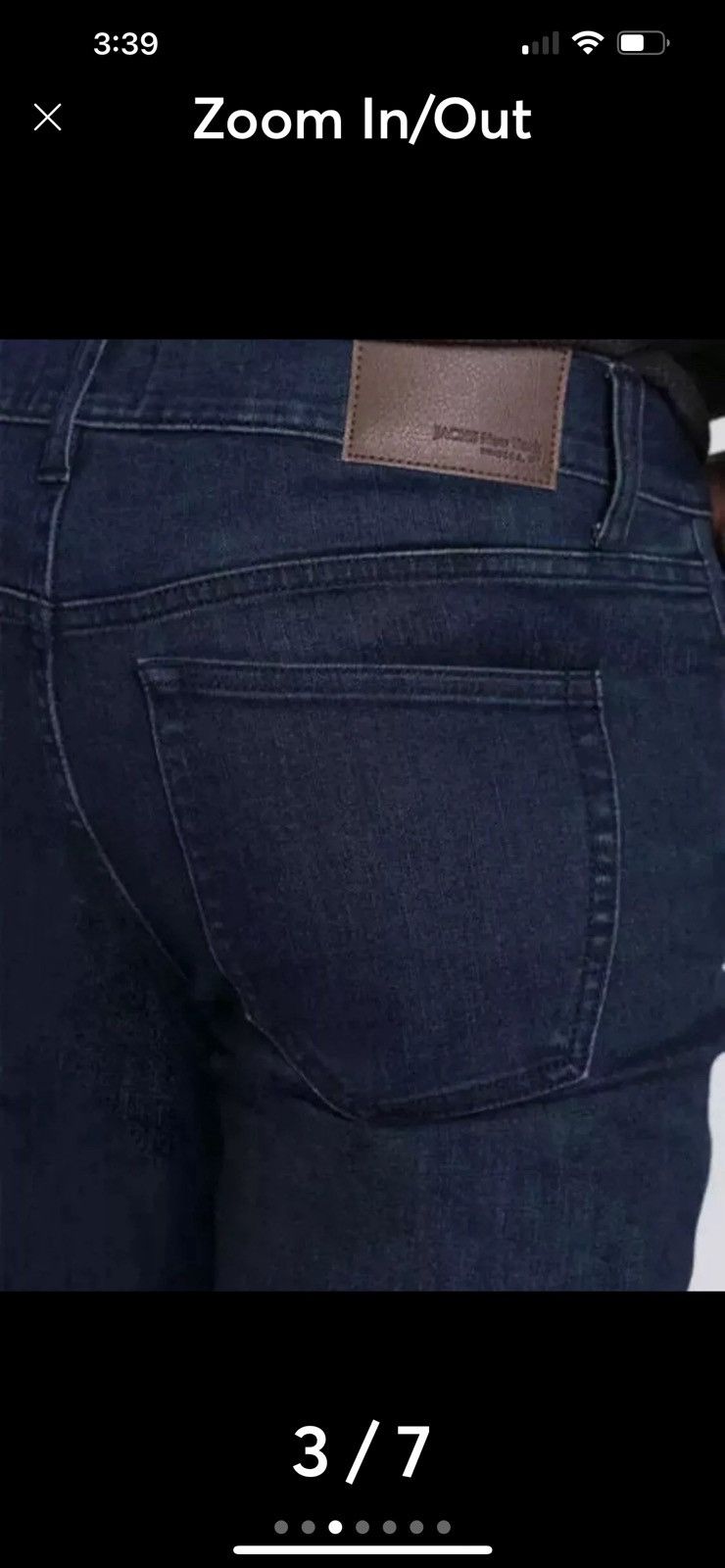 JACHS NY JACHS Straight Leg Comfort Fit Jeans Stretch Denim 34x32 Size US 34 / EU 50 - 4 Thumbnail