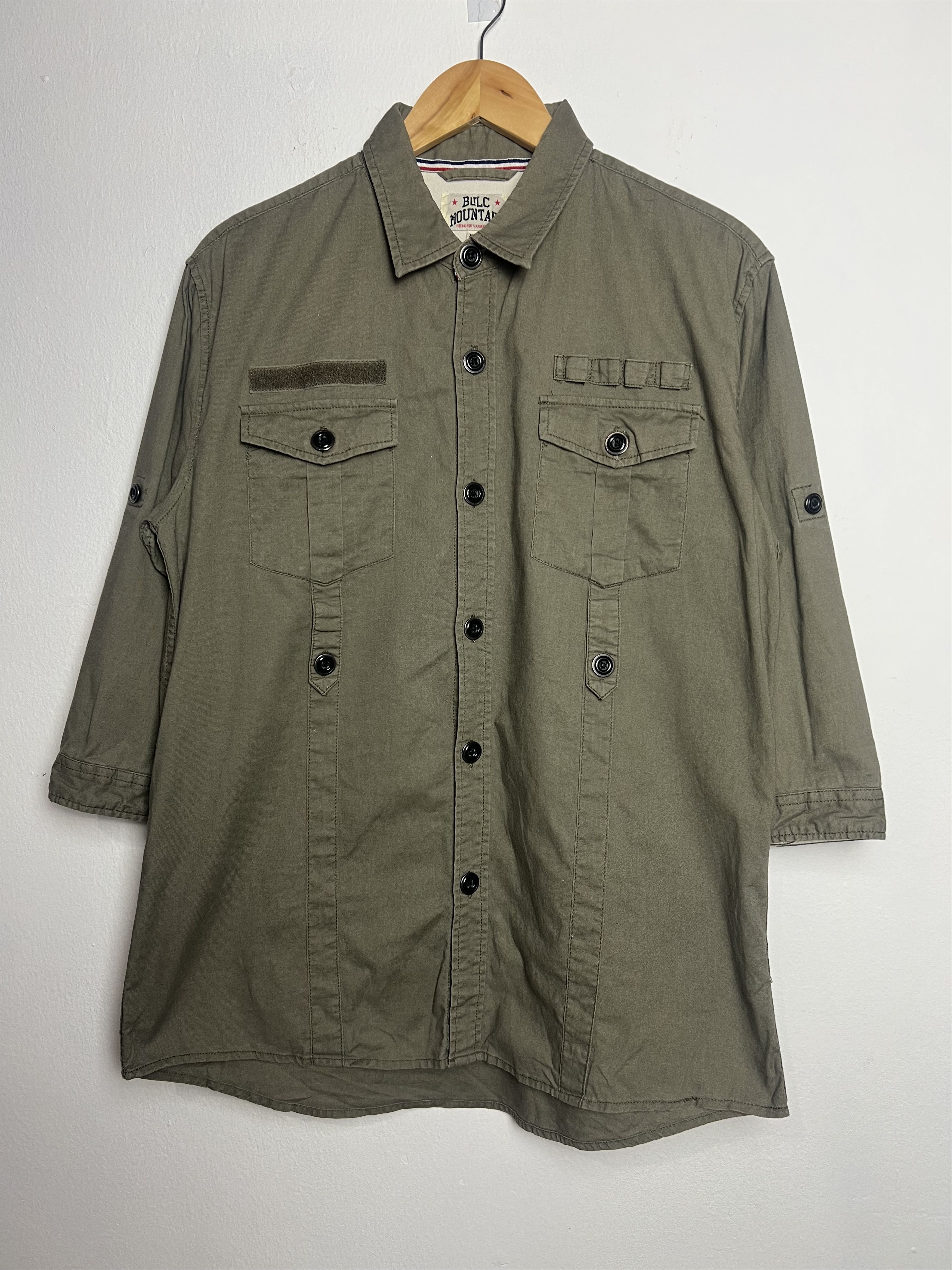 Japanese Brand Bulc Mountain Multipocket Tactical Utility Shirt Size US XL / EU 56 / 4 - 1 Thumbnail