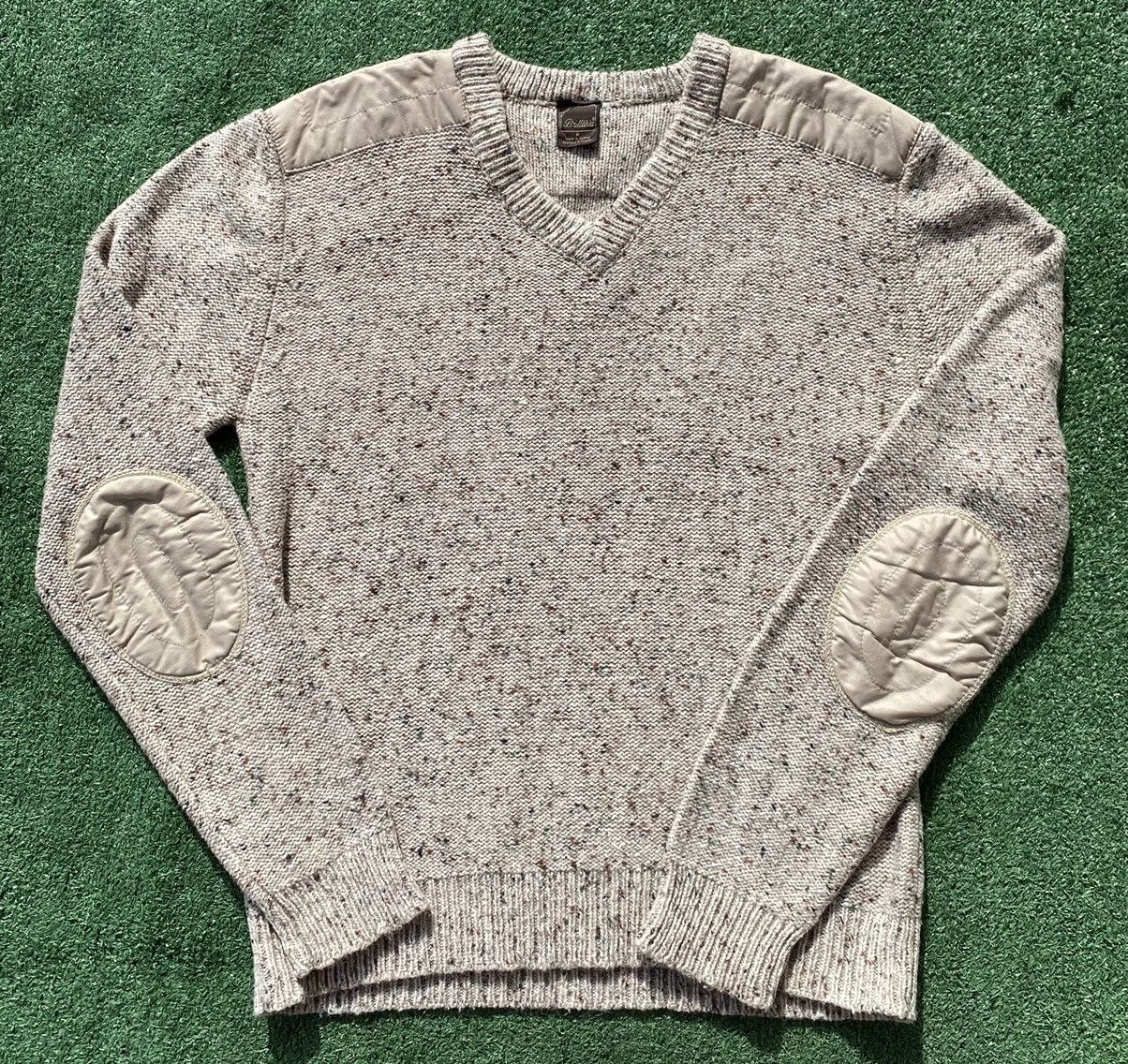 Vintage Vintage 80’s Brittania Knit Confetti Elbow Patches Sweater Size US S / EU 44-46 / 1 - 1 Thumbnail