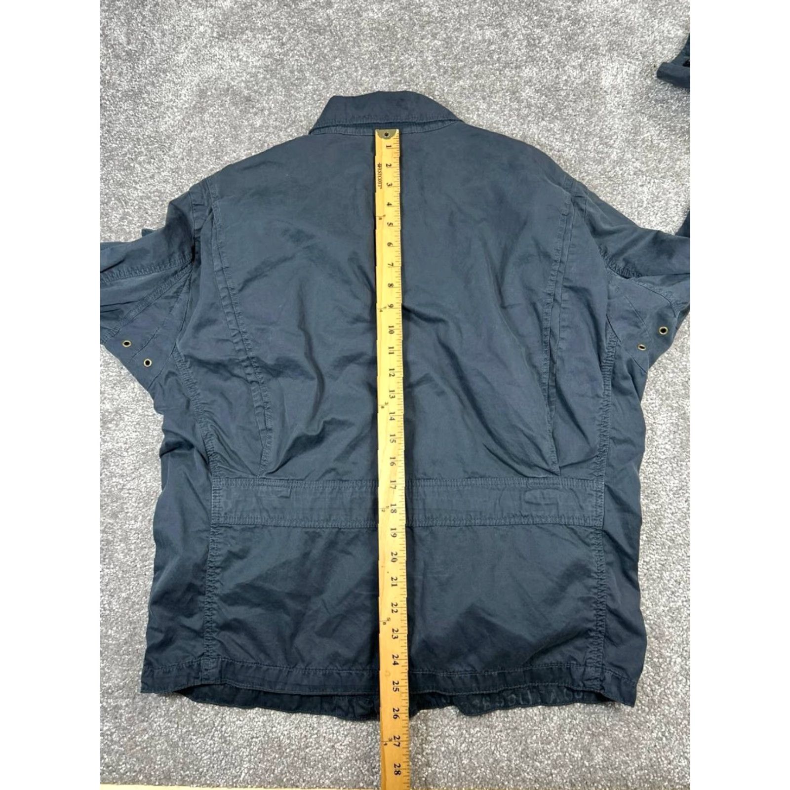 J.Crew J.Crew Jacket Womens Large Blue Cotton Full Zip Regular Fit Size L / US 10 / IT 46 - 7 Thumbnail