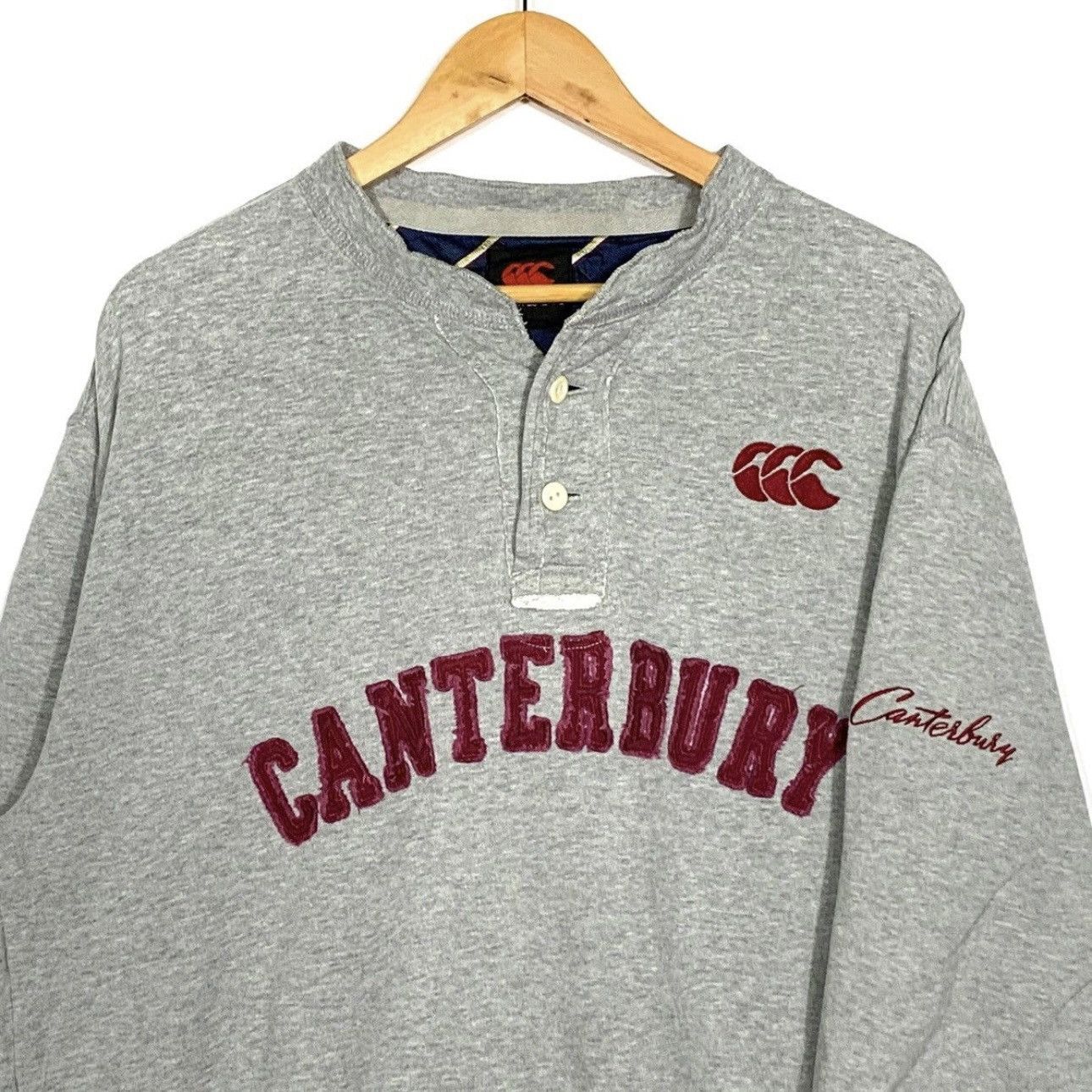 Canterbury of New Zealand canterbury of new zealand sweatshirt big logo embroidered Size US M / EU 48-50 / 2 - 2 Thumbnail