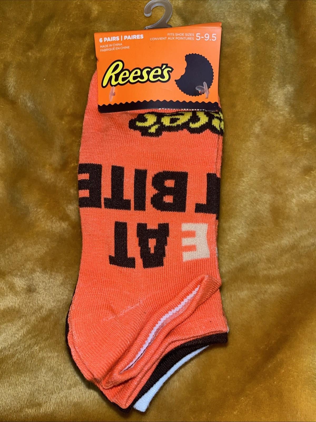 Reese Cooper New Women’s Reese’s 6 Pairs Of Ankle Socks Size 5-9.5 Size ONE SIZE - 1 Thumbnail