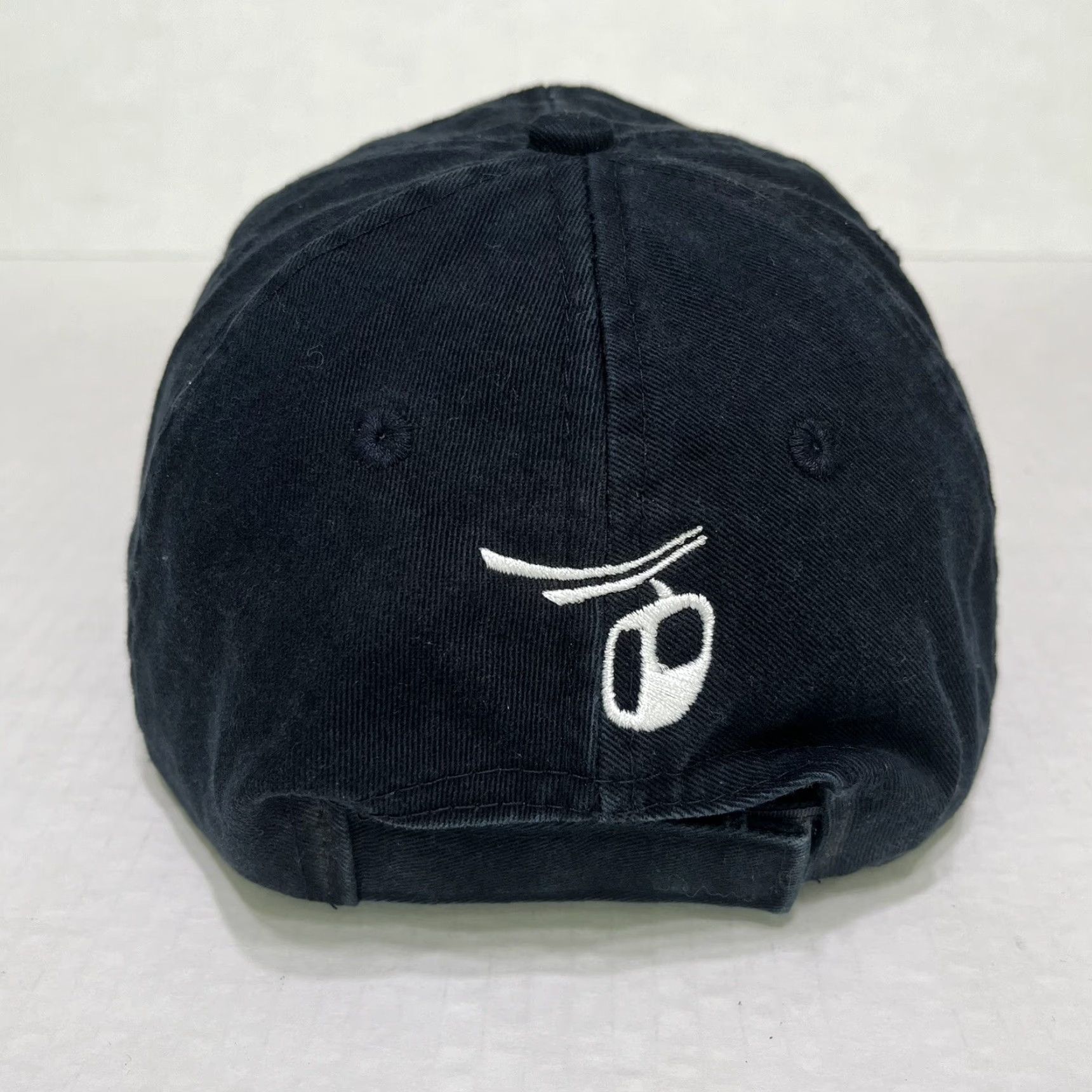 Vintage Top of the Rock The Rock Hat Cap United Kingdom UK Flag Navy Blue Adjustable Adult Mens Baseball Cap Size ONE SIZE - 5 Thumbnail