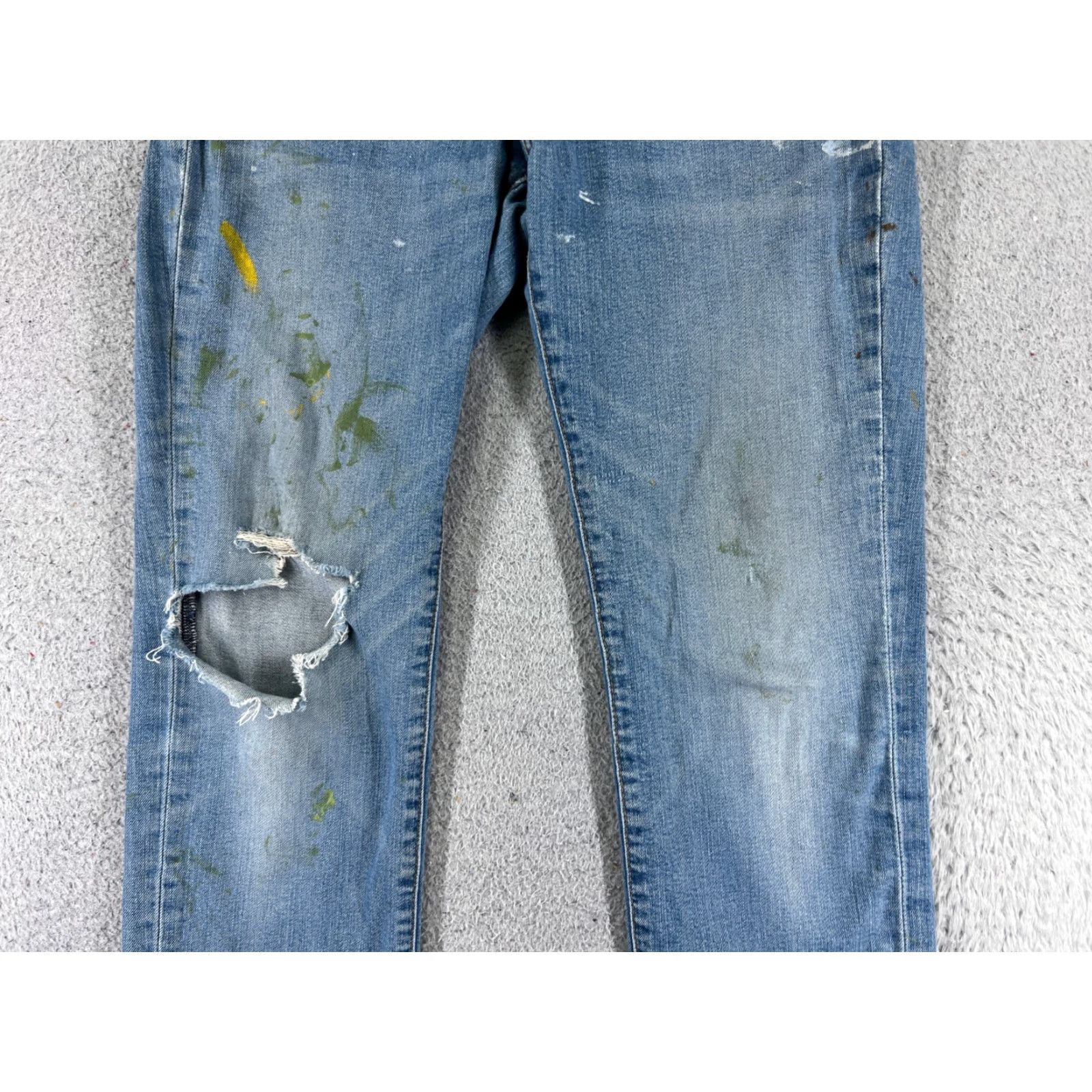 Levi's Levis Jeans Men 32 Blue Denim 511 Slim Fit 5-Pocket Cotton Blend Regular Inseam 29" Mid Rise Cotton Denim Read Read Size US 32 / EU 48 - 3 Thumbnail
