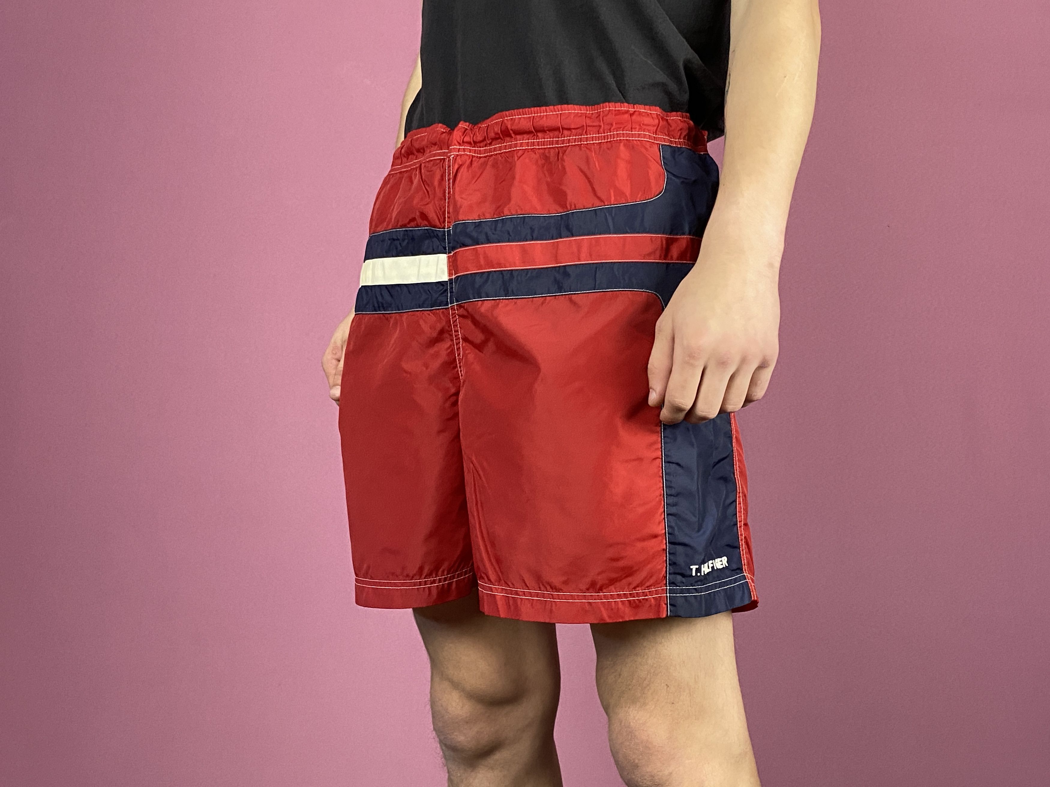 Tommy Hilfiger × Tommy Jeans Tommy Hilfiger Vintage Men's Swim Shorts - M Size US 32 / EU 48 - 2 Thumbnail