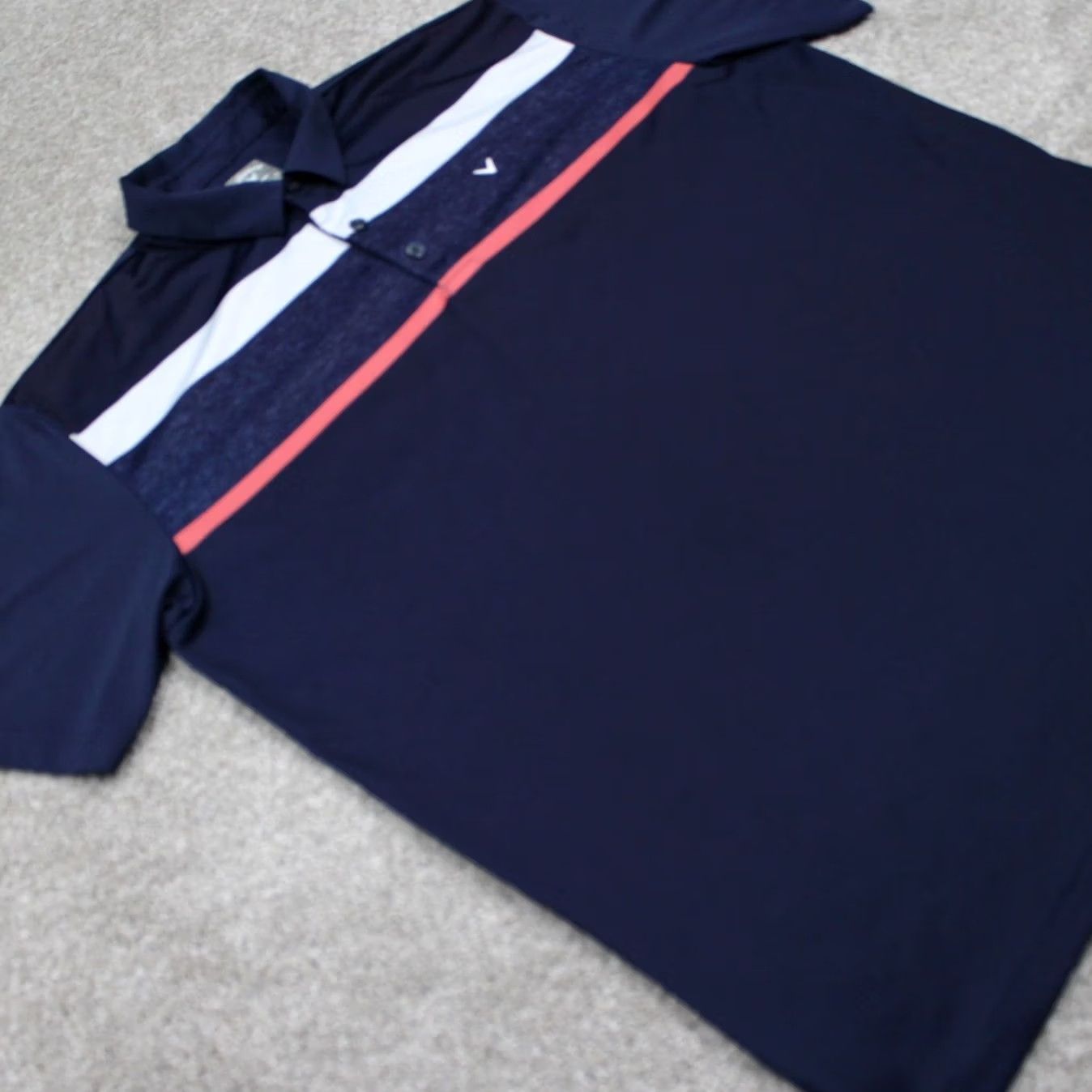 Callaway Callaway Polo Shirt Mens XL Blue/Pink/White Opti-Dri Short Sleeve Golf Shirt Size US XL / EU 56 / 4 - 6 Thumbnail