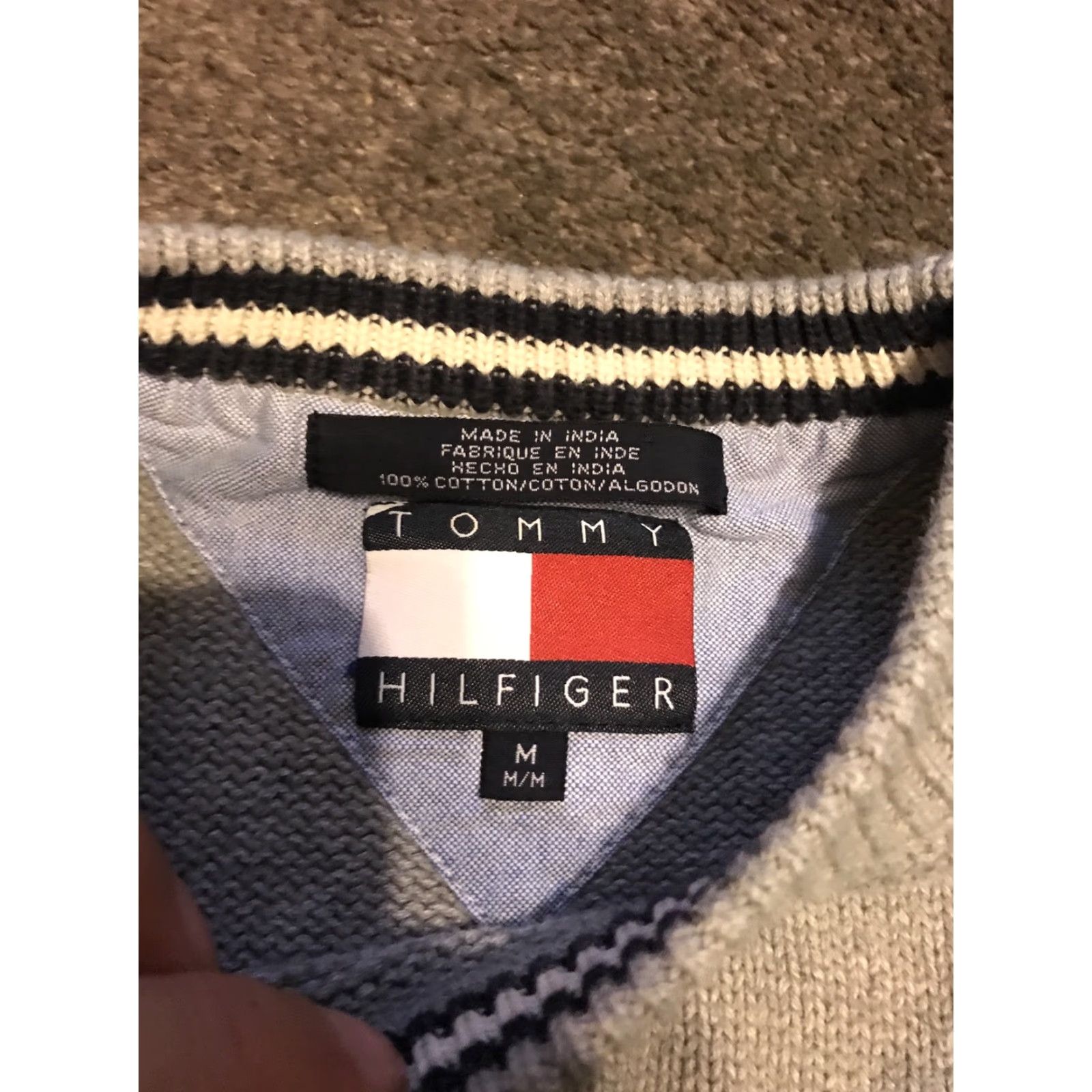 Tommy Hilfiger Tommy Hilfiger Men’s Signature Crew Neck Sweater Medium Gray Pullover Crew Neck Shirt? Size US M / EU 48-50 / 2 - 3 Thumbnail