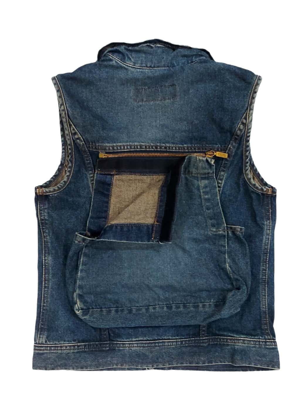 Diesel Very Rare! Vintage Diesel Style Lab Made in Italy Denim Vest Size S / US 4 / IT 40 - 4 Thumbnail