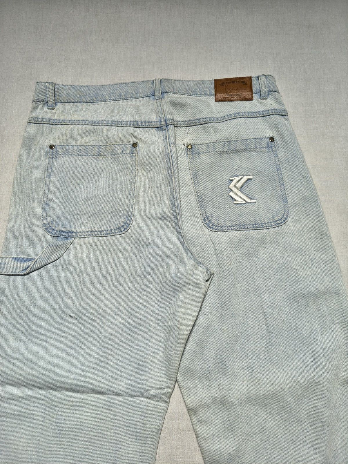 Southpole KARL KANI Y2K PATCHWORK CARPENTER PANTS 🪚🪛(021) Size US 36 / EU 52 - 5 Thumbnail