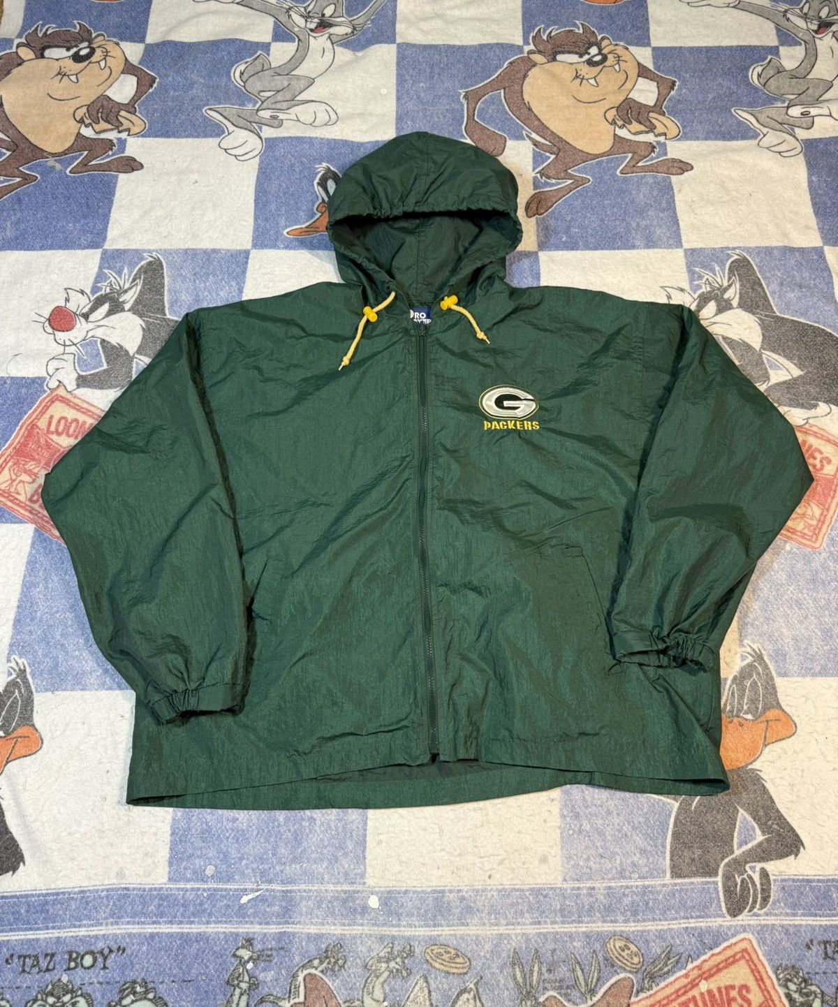 NFL Vintage Green Bay Packers packable jacket Size US XXL / EU 58 / 5 - 1 Thumbnail